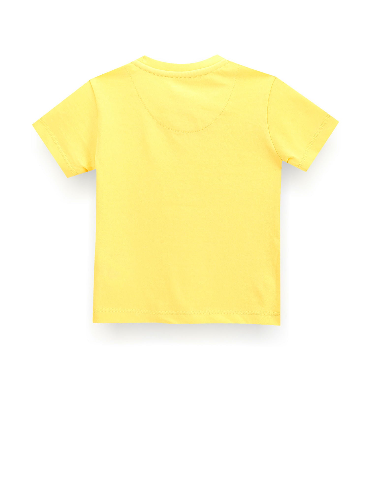 Boys Brand Print Cotton T-Shirt Yellow - U.S. Polo Assn. India | Large