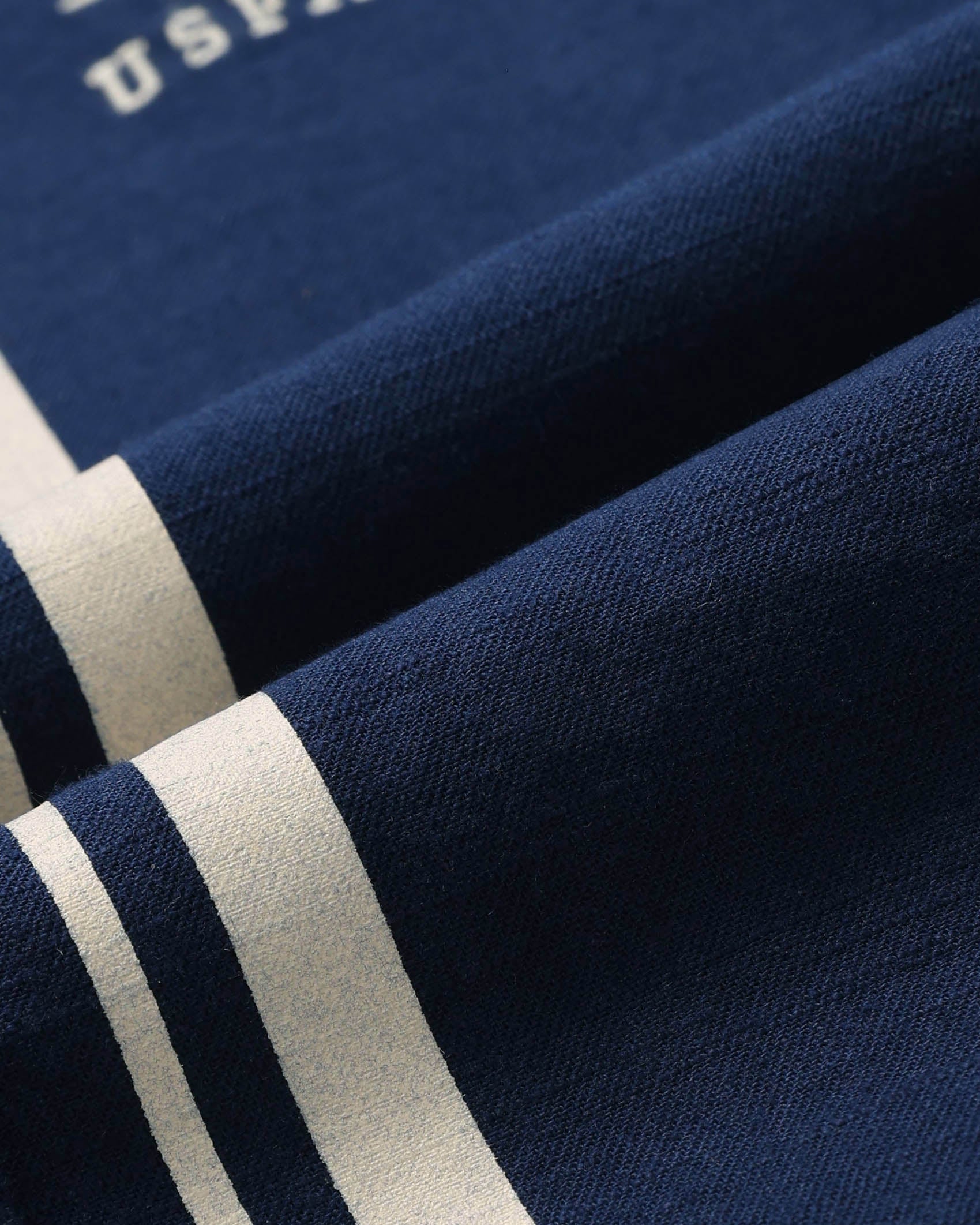 Boys Vertical Striped Boxy Fit Shirt Navy - U.S. POLO ASSN. | Large