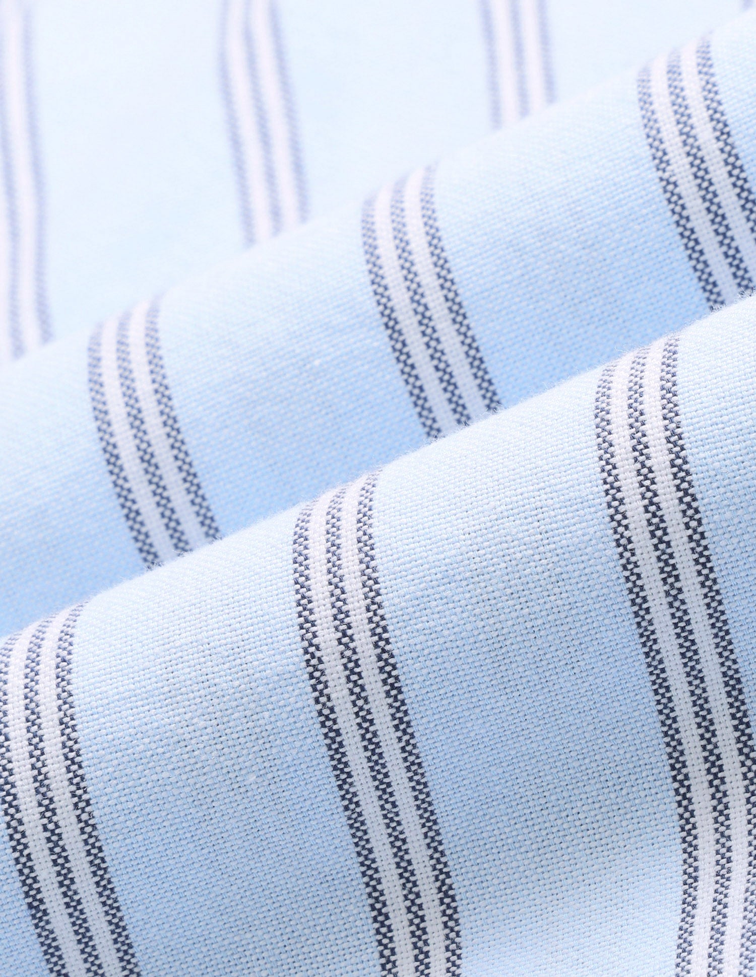Vertical Striped Oxford Shirt Light Blue - U.S. Polo Assn. India | Large
