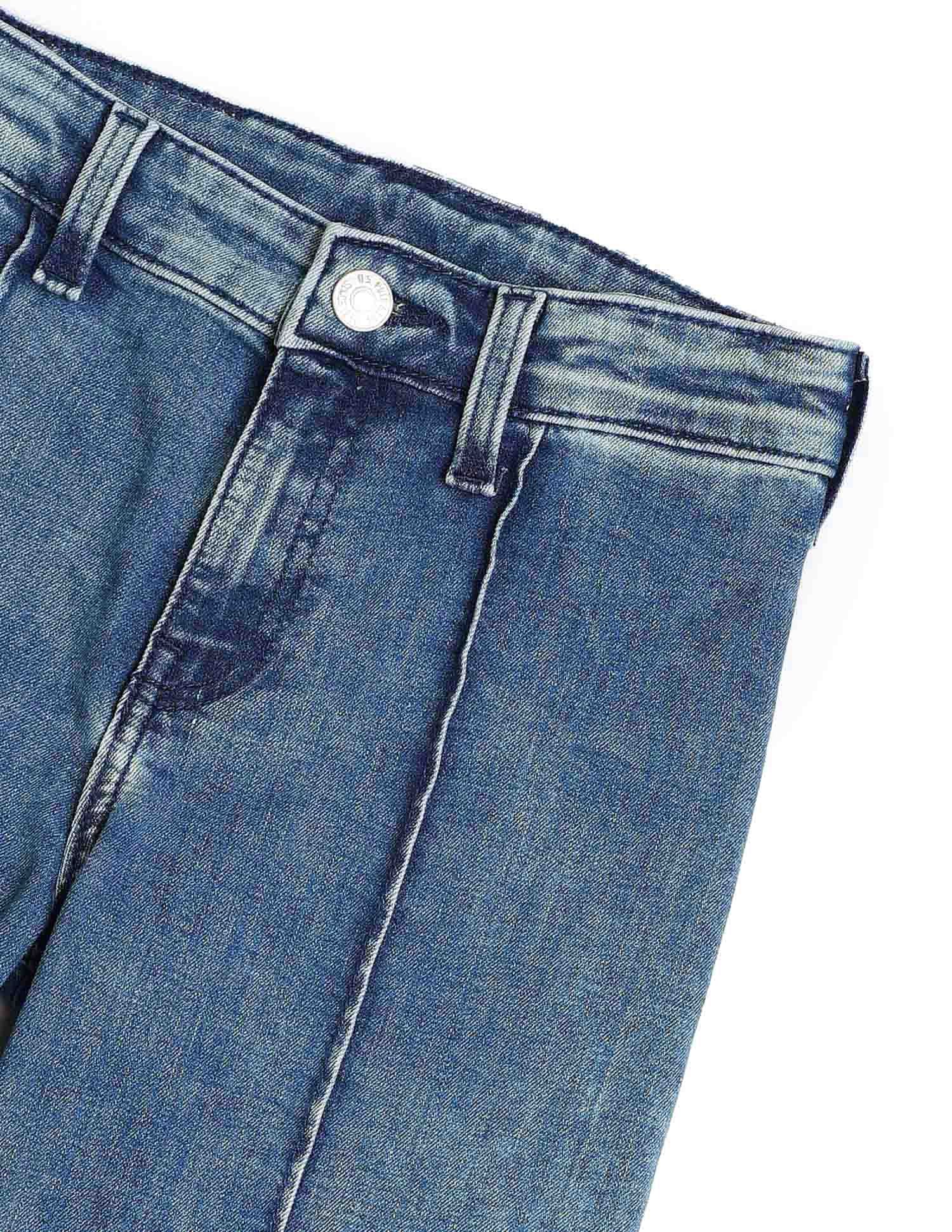 Girls Mid Rise Bootcut Jeans Blue - U.S. POLO ASSN. | Large