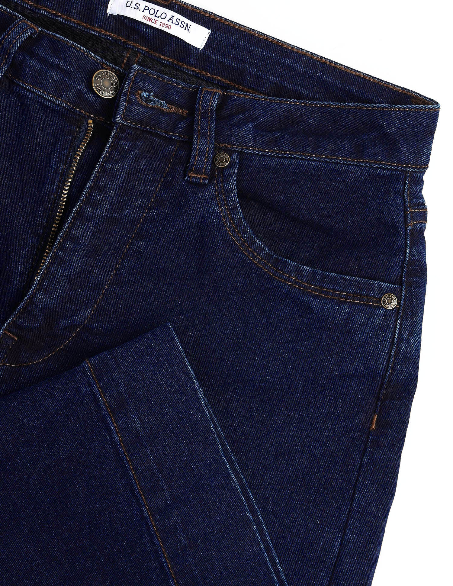 Straight Fit Blue Jeans Blue - U.S. POLO ASSN. | Large