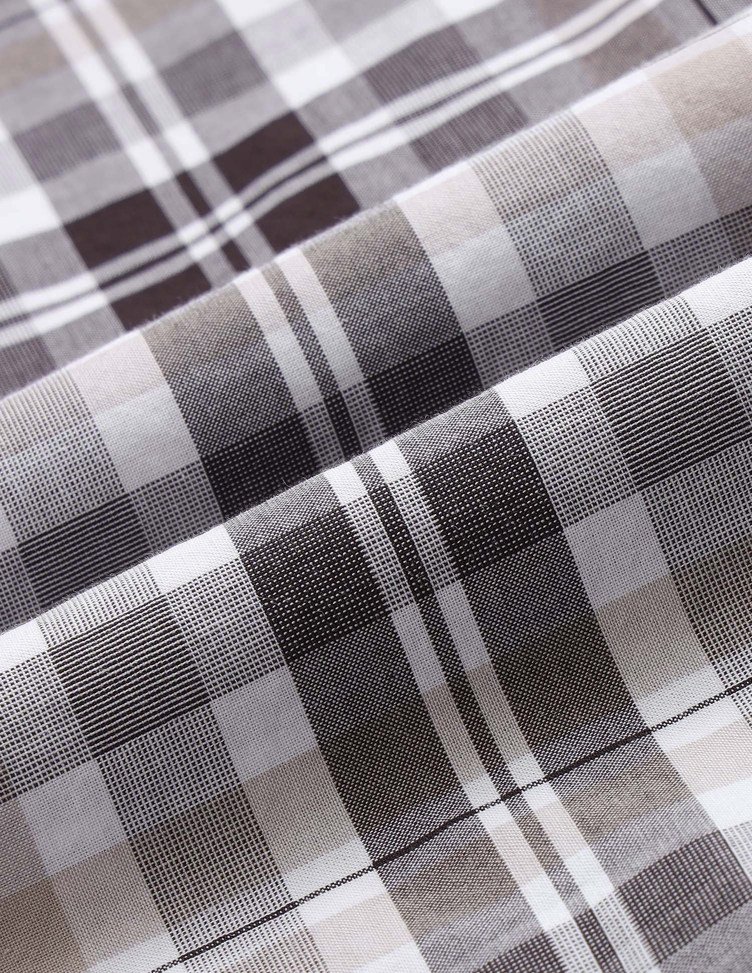 Tartan Checked Regular Fit Shirt Brown - U.S. Polo Assn. India | Large
