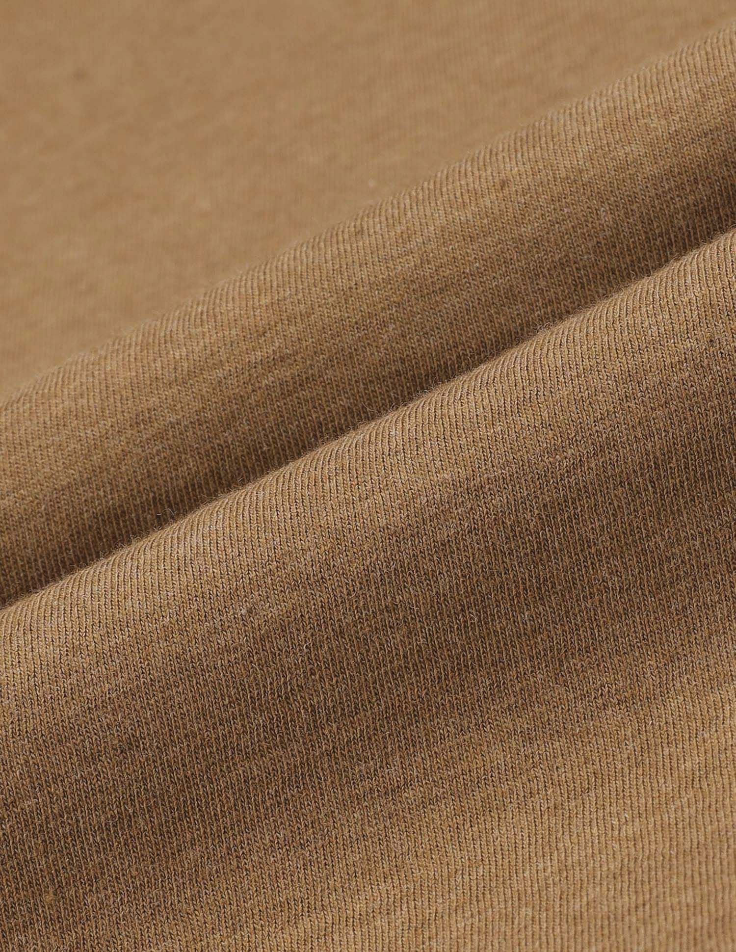 Pure Cotton Comfort Fit I633 Lounge T-Shirt - Pack Of 1 Mustard Melange - U.S. POLO ASSN. | Large