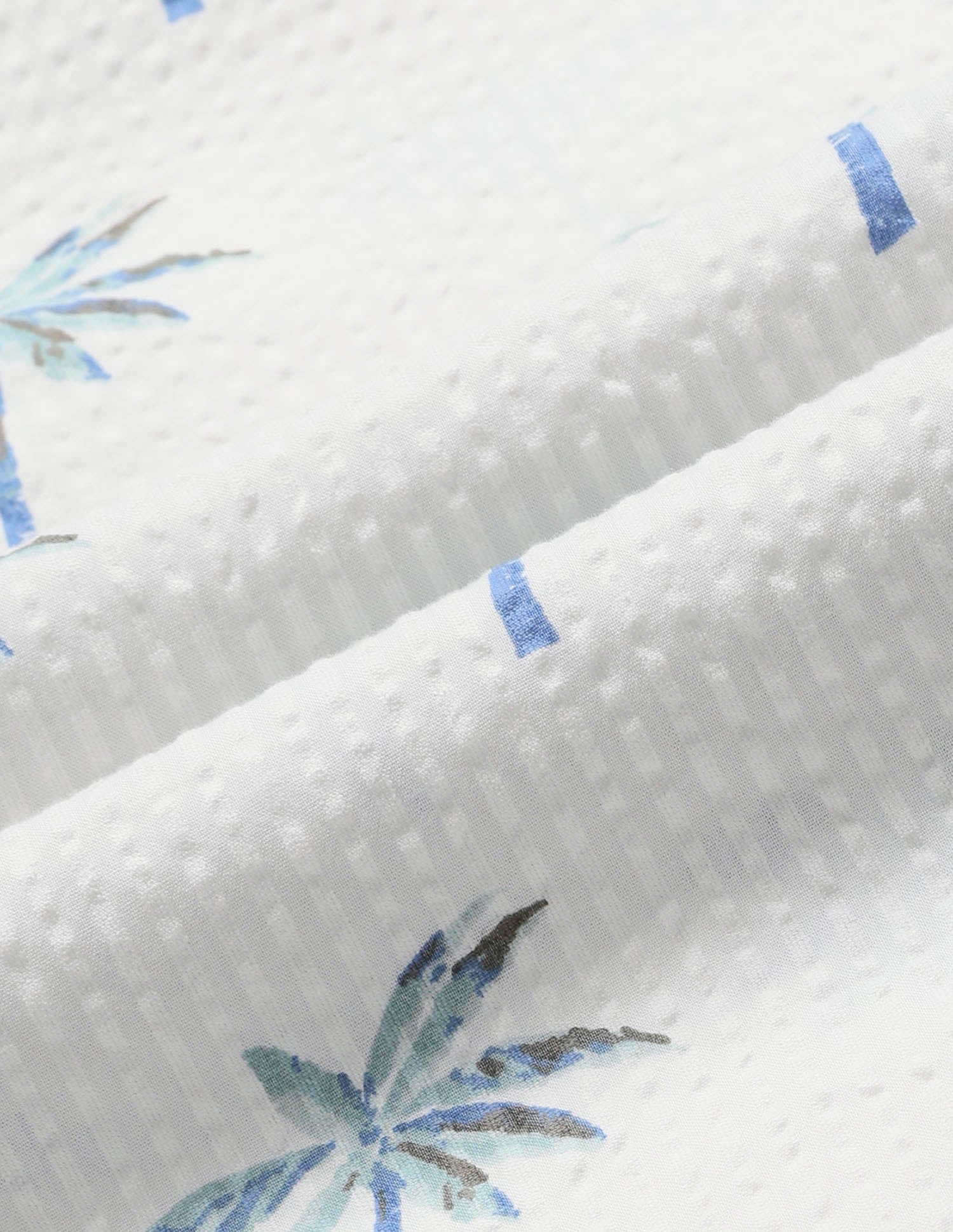 Boys Tropical Printed Boxy Fit Shirt Ecru - U.S. POLO ASSN. | Large