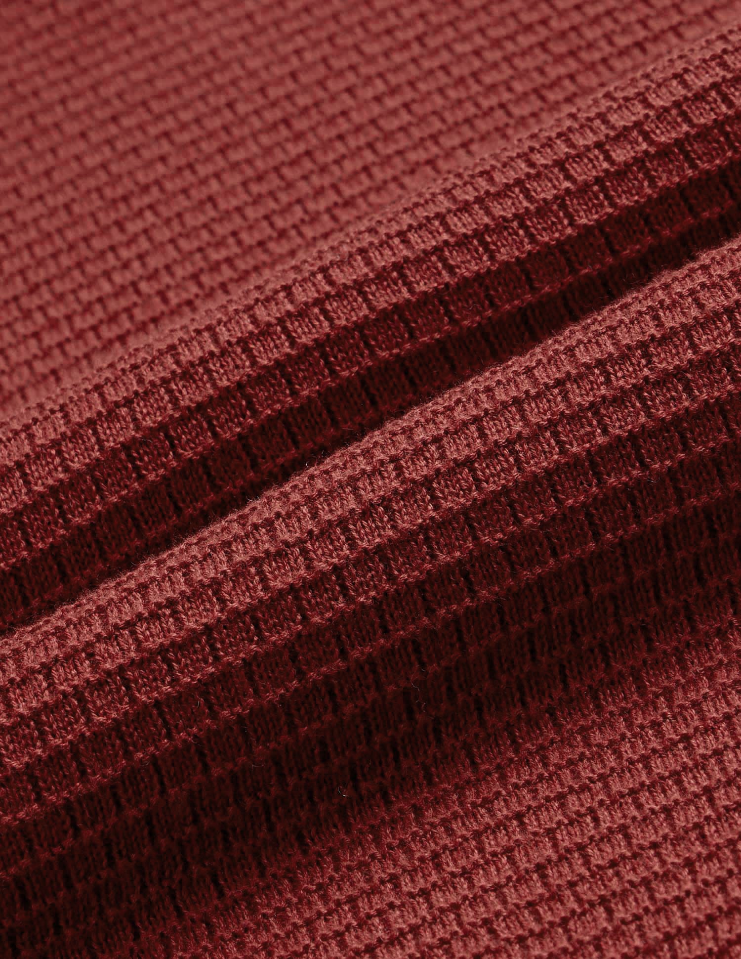 Textured Slim Fit Polo Shirt Rust - U.S. POLO ASSN. | Large