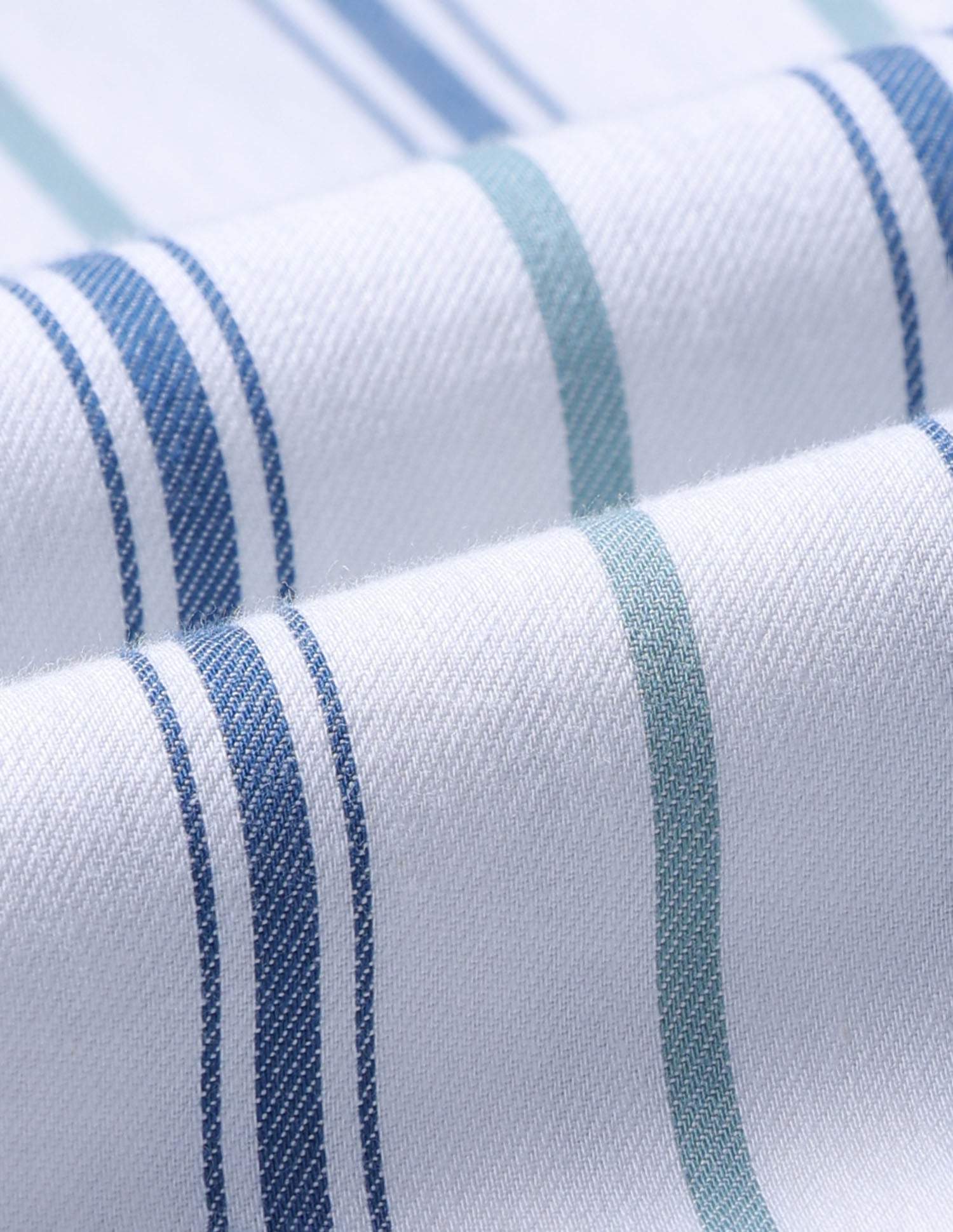 Vertical Striped Twill Shirt Off White - U.S. POLO ASSN. | Large