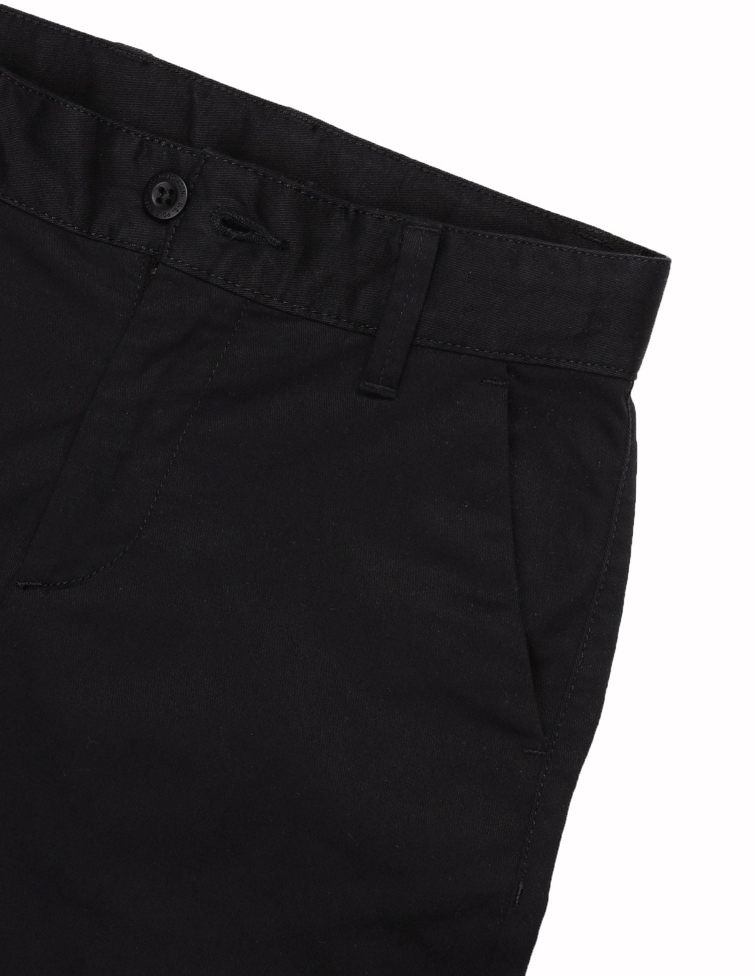 Twill Slim Fit Chinos Black - U.S. Polo Assn. India | Large