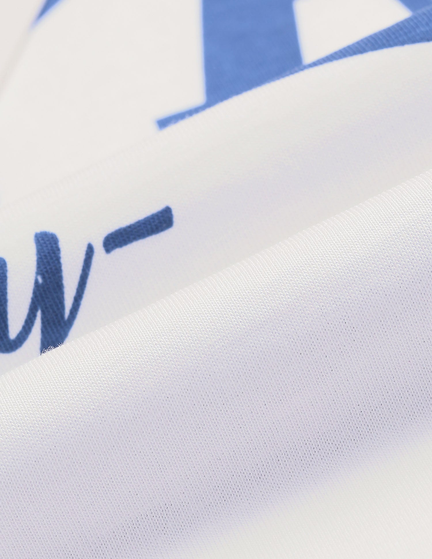 Typographic Print Cotton T-Shirt Ivory - U.S. POLO ASSN. | Large