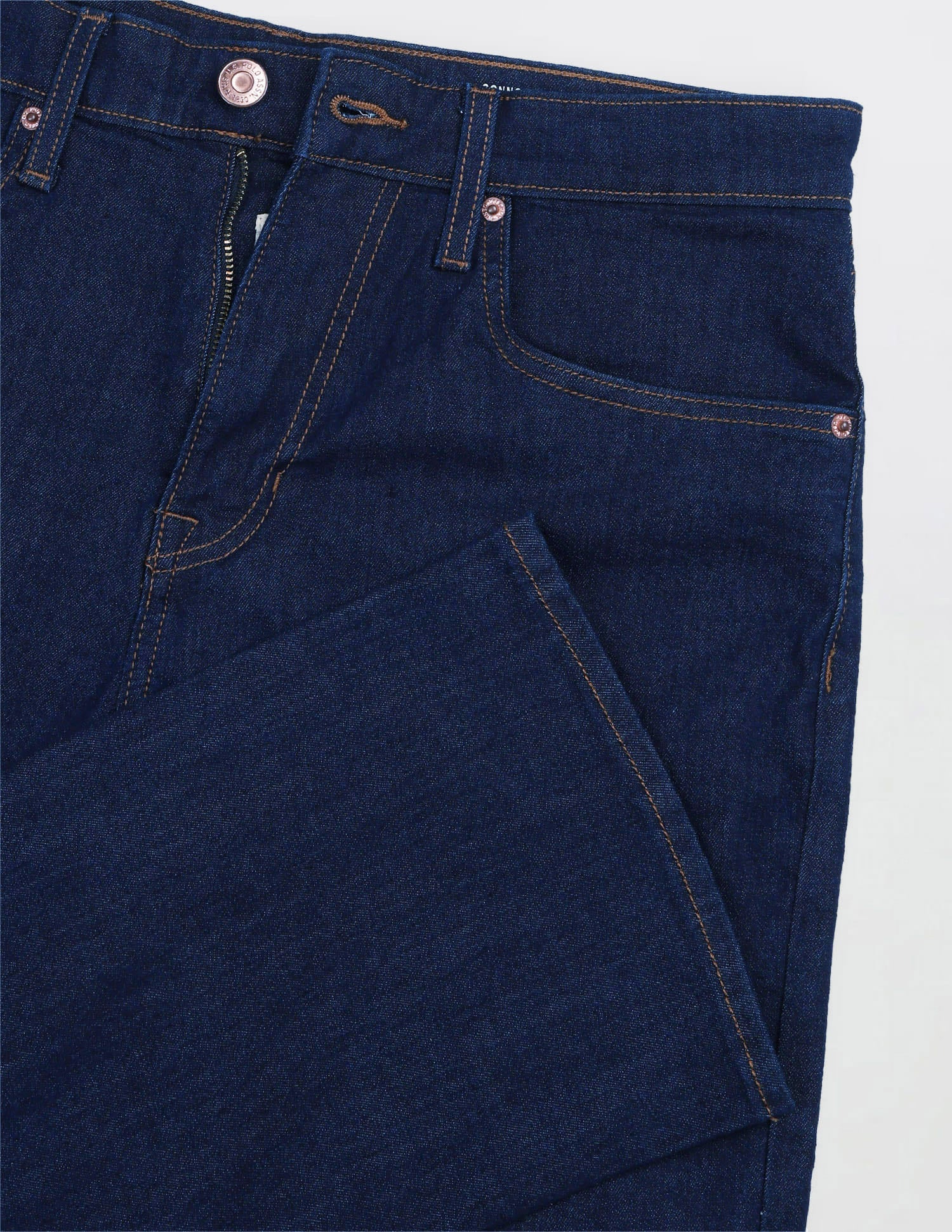 Solid Bootcut Jeans Blue - U.S. Polo Assn. India | Large