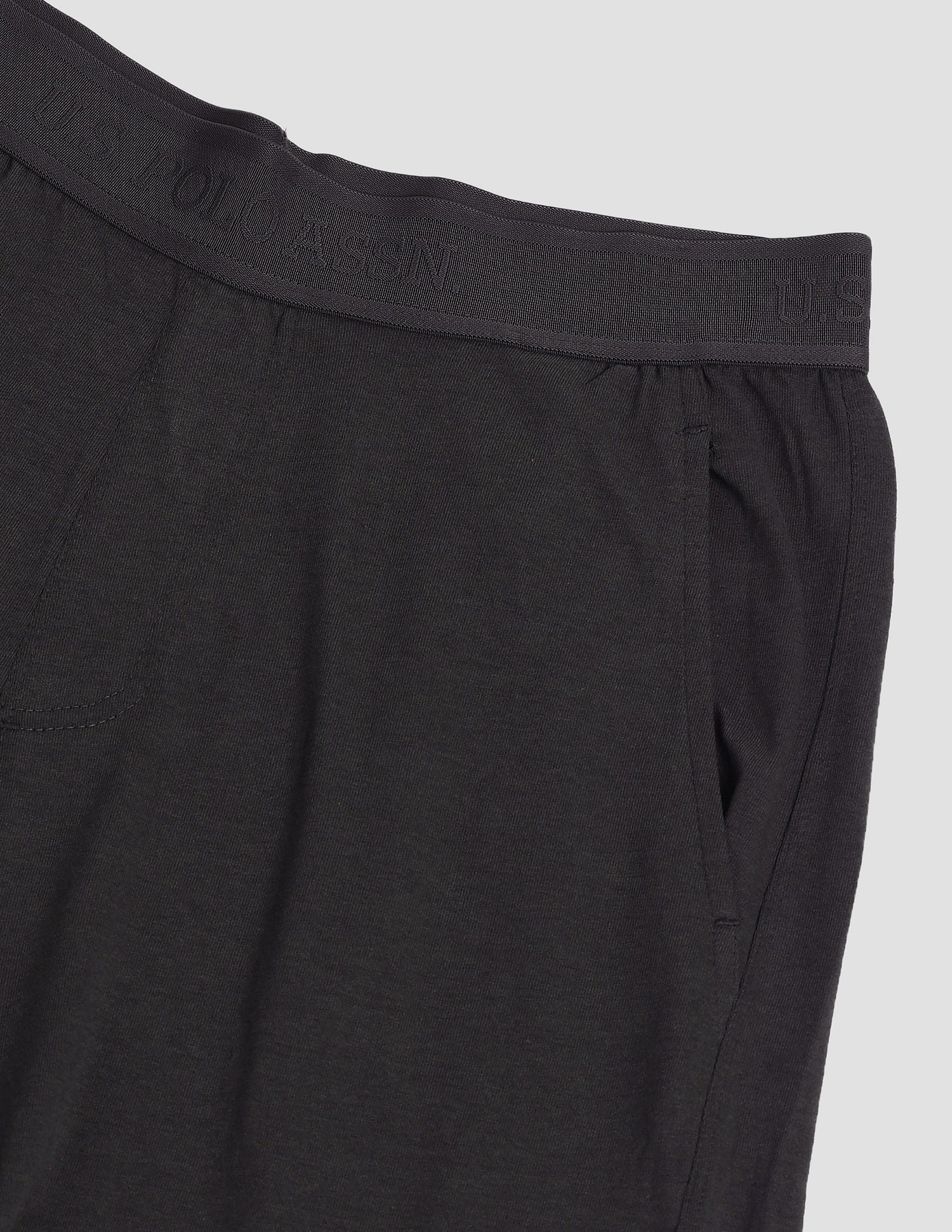 Mid Rise Solid LS001 Shorts - Pack Of 1 Asphalt - U.S. POLO ASSN. | Large