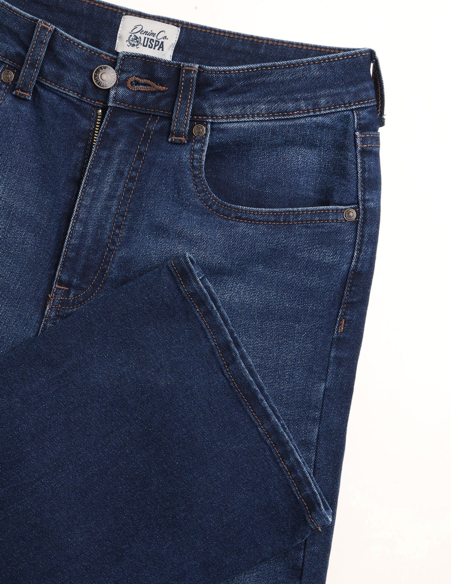 High Rise Skinny Bootcut Jeans Blue - U.S. Polo Assn. India | Large