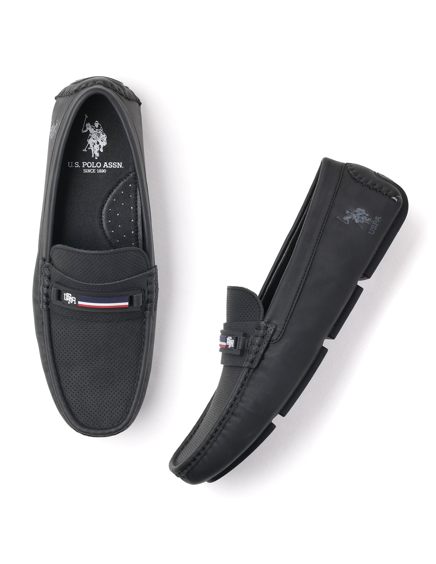 Men Barnes 4.0 Slip On Shoes Black - U.S. POLO ASSN. | Large
