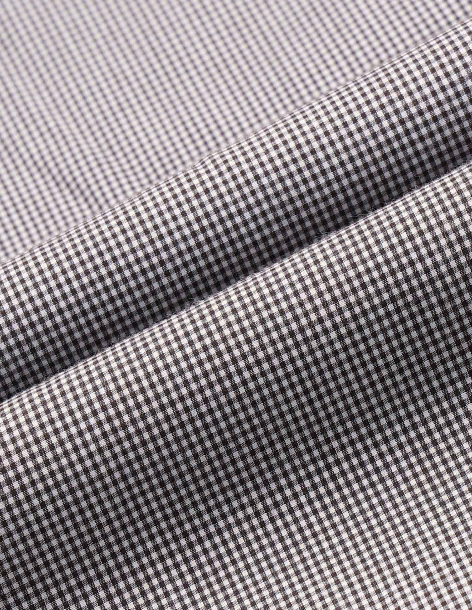 Micro Checked Regular Fit Shirt Choco - U.S. POLO ASSN. | Large