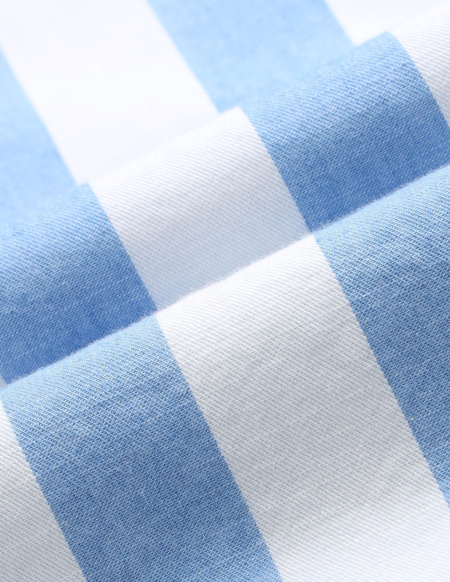 Vertical Striped Regular Fit Shirt Light Indigo - U.S. Polo Assn. India | Large