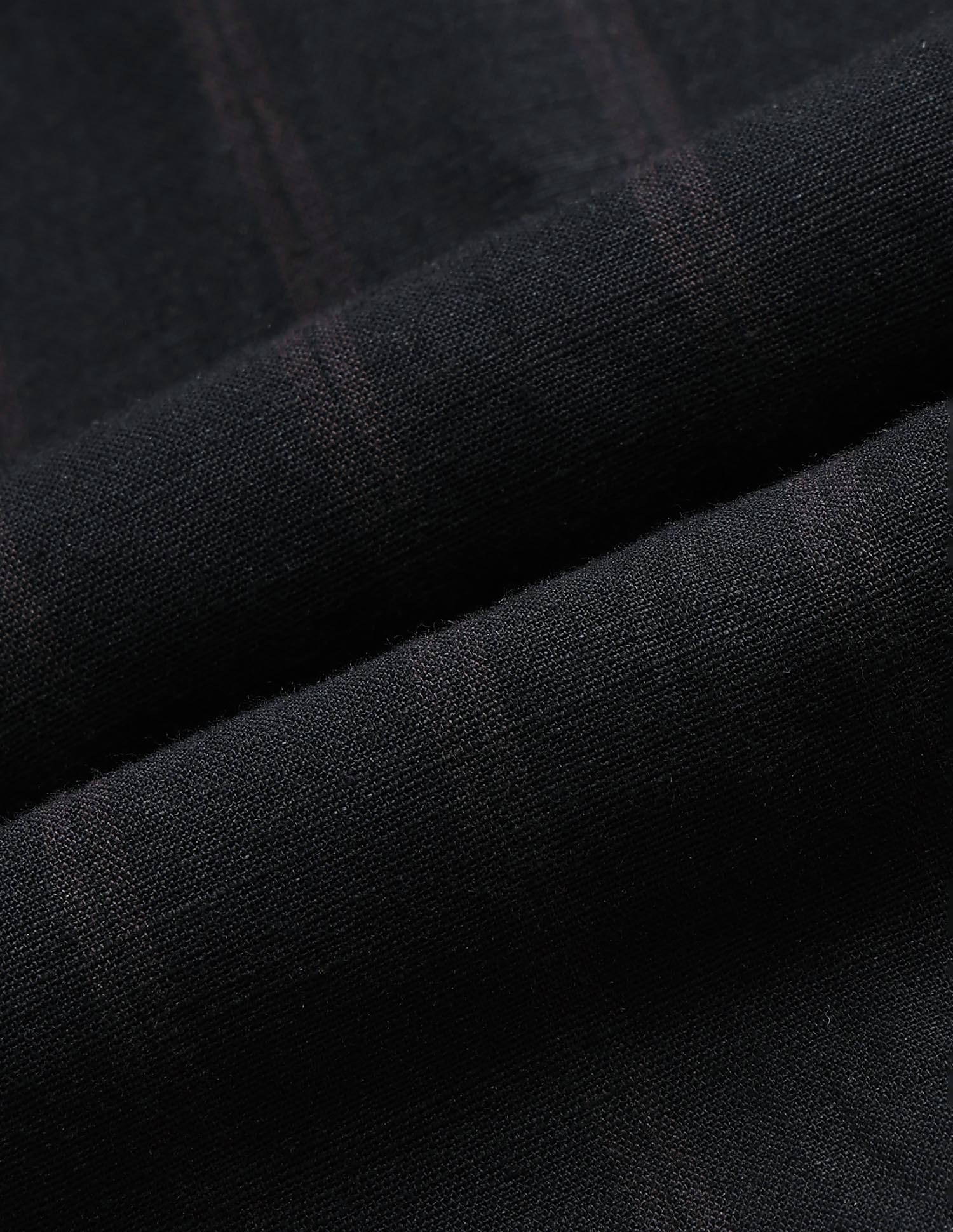 Vertical Striped Tailored Fit Shirt Black - U.S. POLO ASSN. | Large