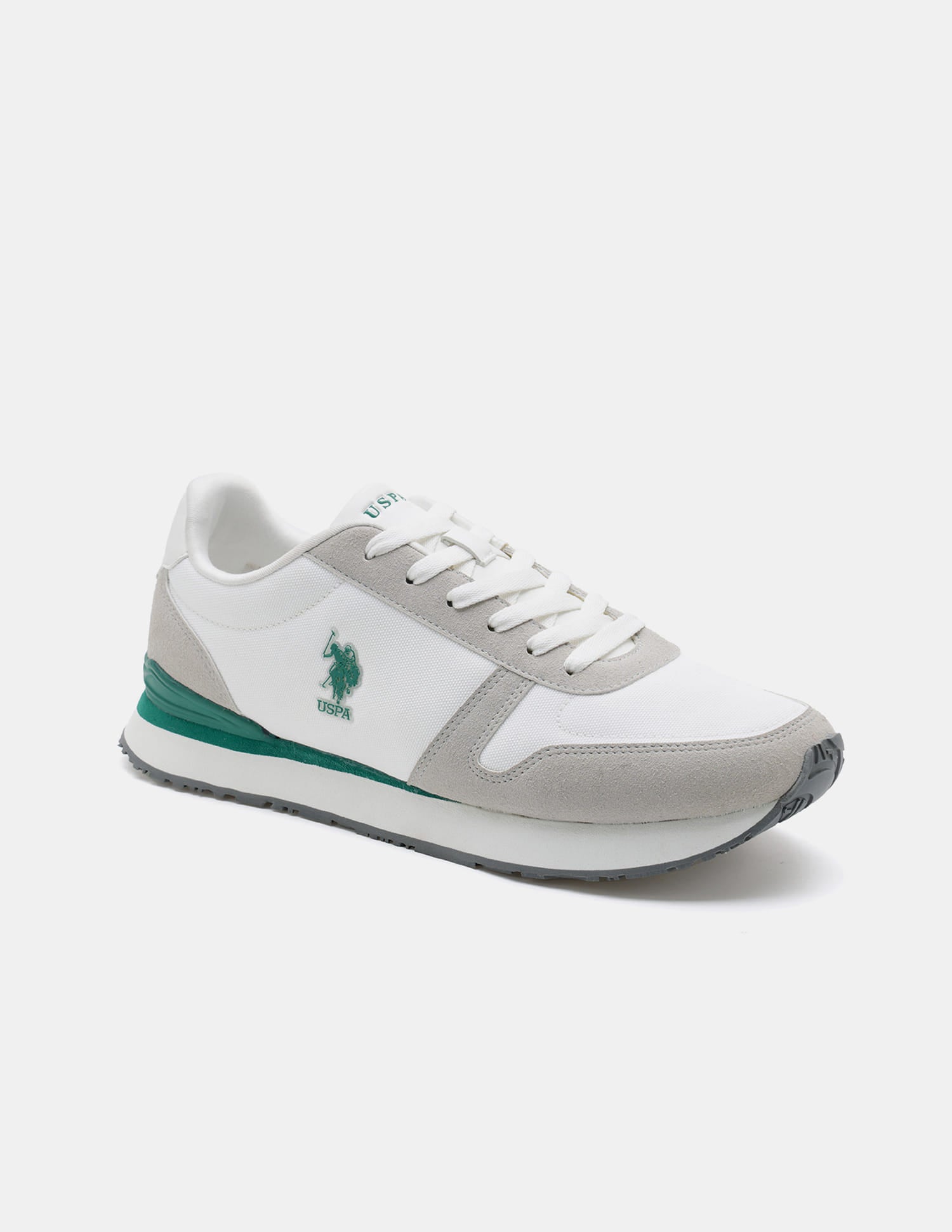 Men Tregon 2.0 Colourblocked Sneakers White - U.S. Polo Assn. India | Large