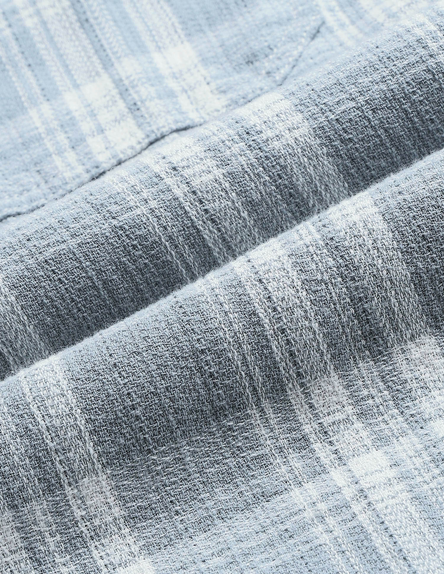Motel On The Coast Self Design Plaid Checked Shirt Blue - U.S. Polo Assn. India | Large