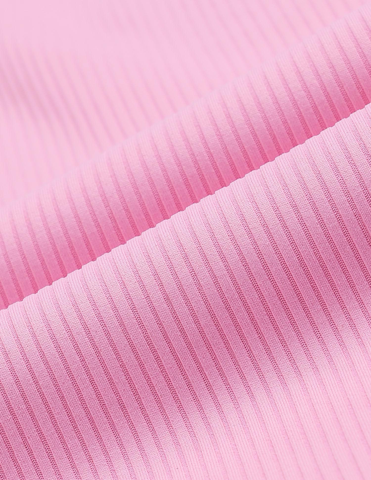 Girls Patterned Knit Regular Fit T-Shirt Pink - U.S. POLO ASSN. | Large