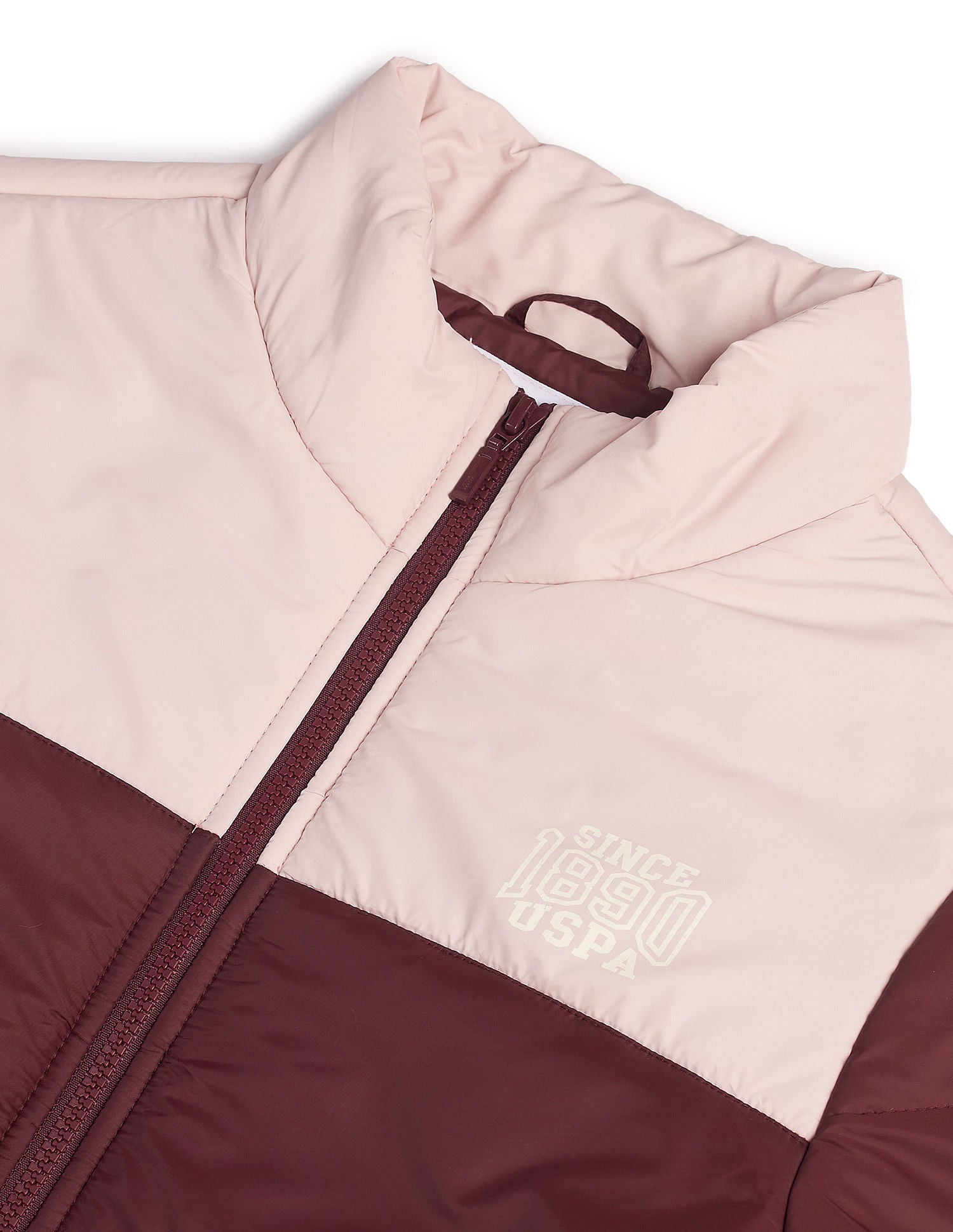 Color Blocked Puffer Jacket Multi - U.S. POLO ASSN. | Large