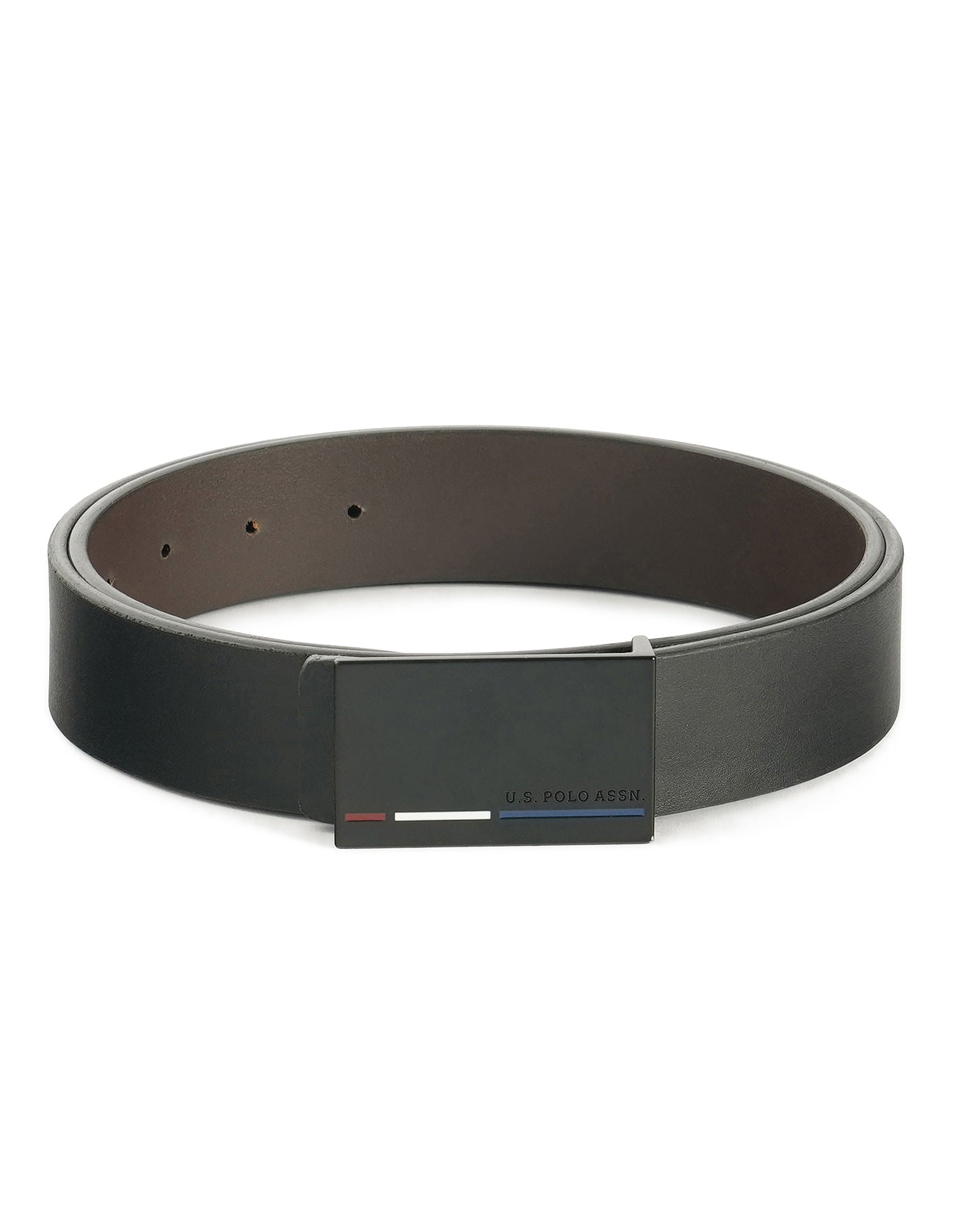 Reversible Leather Belt Black - U.S. POLO ASSN. | Large