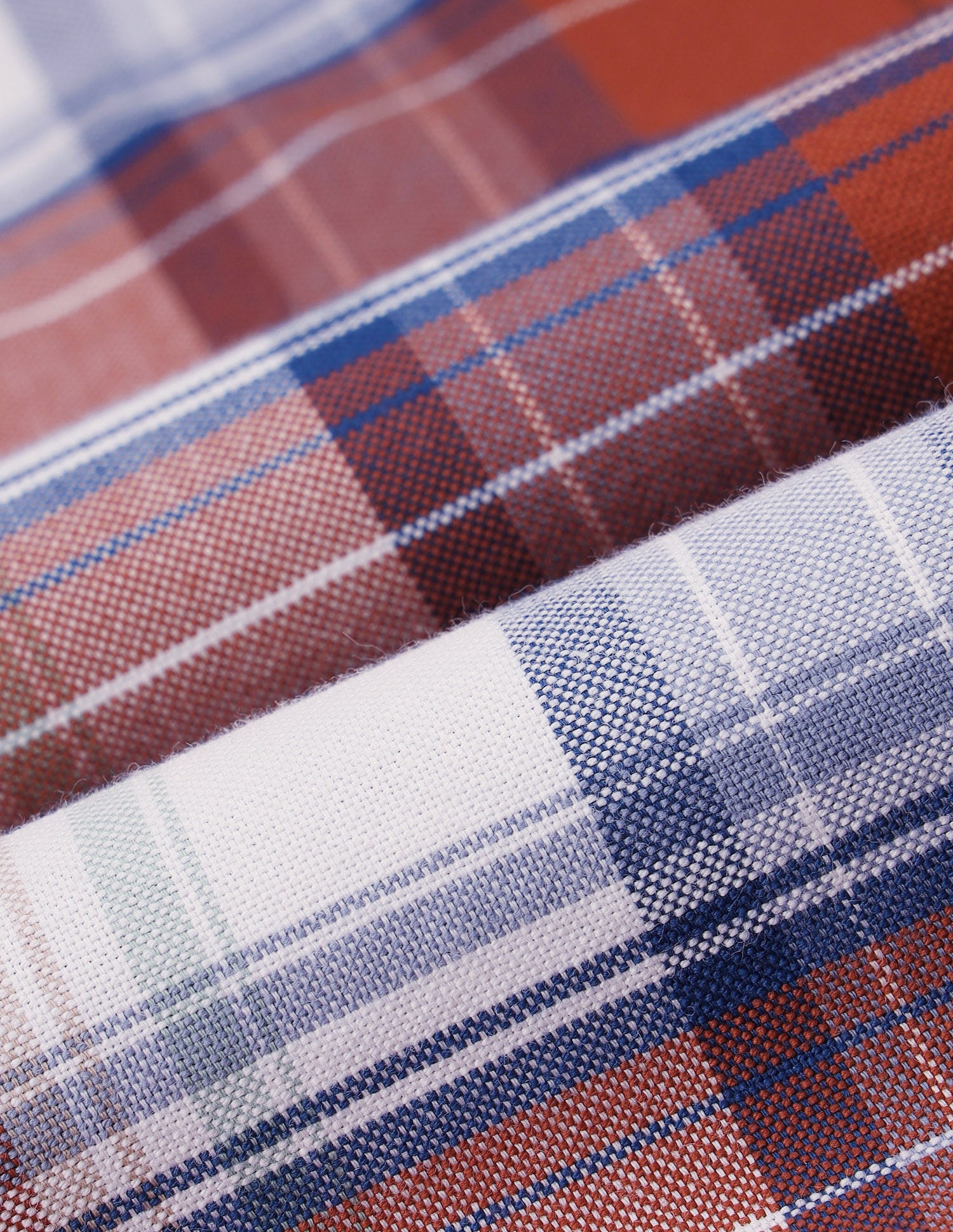 Tartan Checked Oxford Shirt Rust - U.S. Polo Assn. India | Large