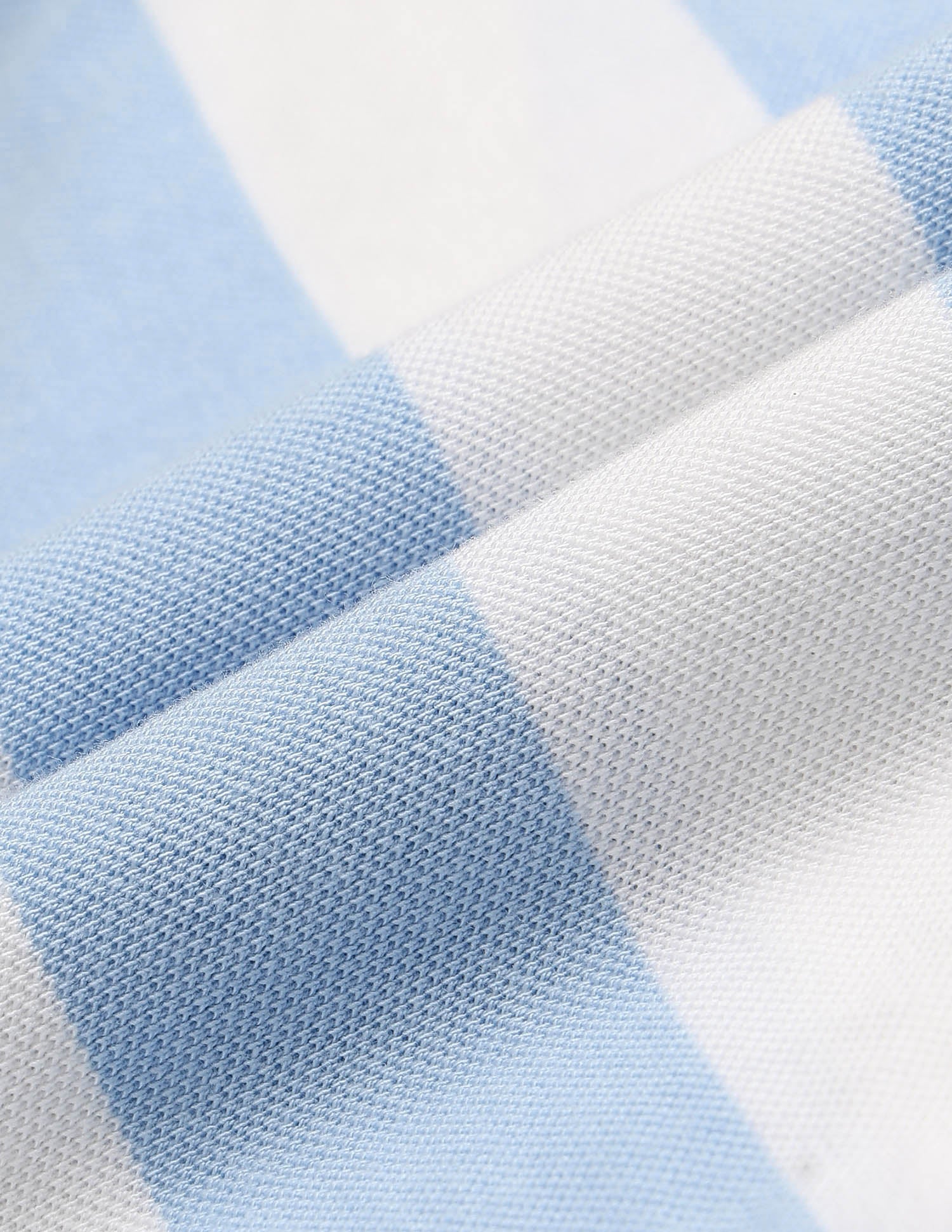 Boys Vertical Striped Regular Fit Polo Shirt Light Blue - U.S. POLO ASSN. | Large