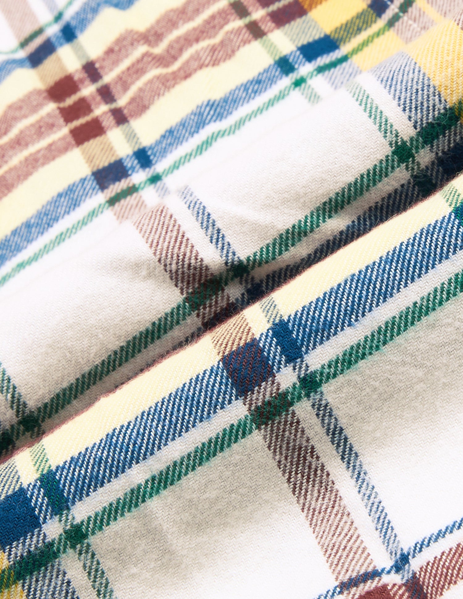 Plaid Checked Twill Shirt Yellow - U.S. Polo Assn. India | Large
