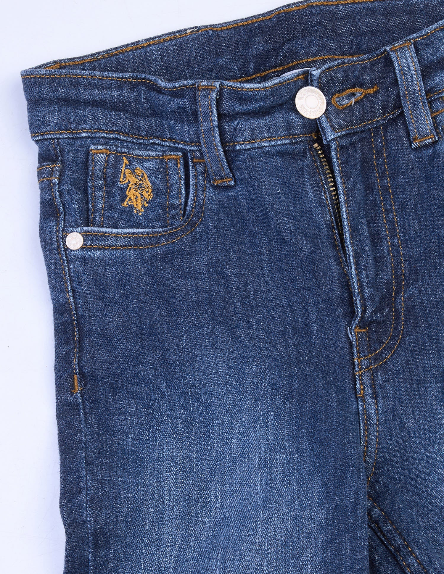 Bootcut Fit Blue Jeans Blue - U.S. Polo Assn. India | Large