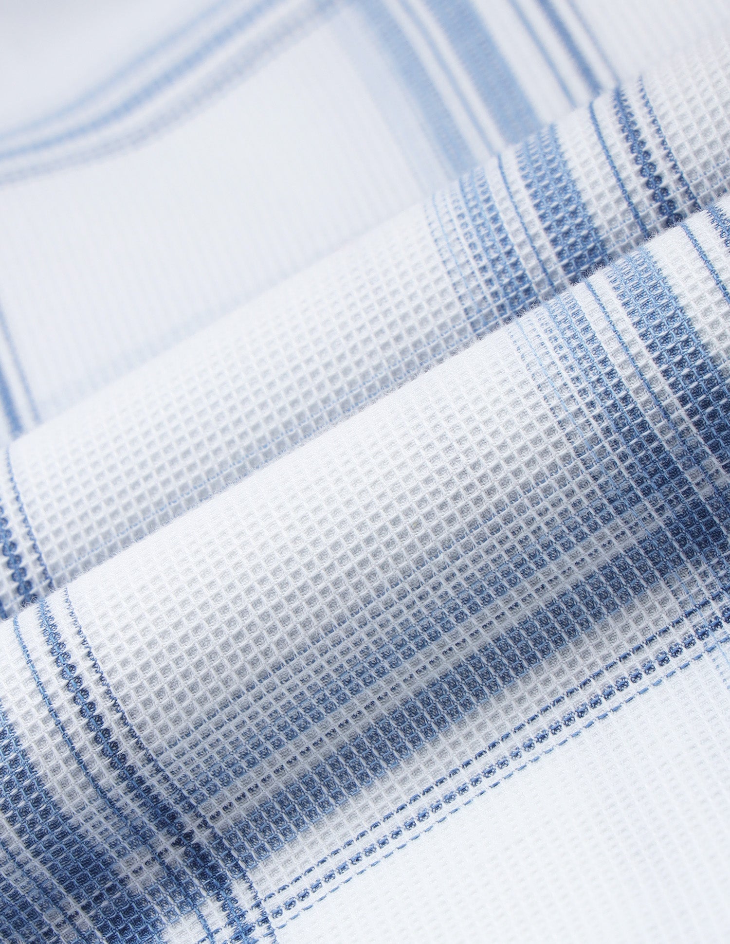 Windowpane Checked Regular Fit Shirt Light Indigo - U.S. Polo Assn. India | Large