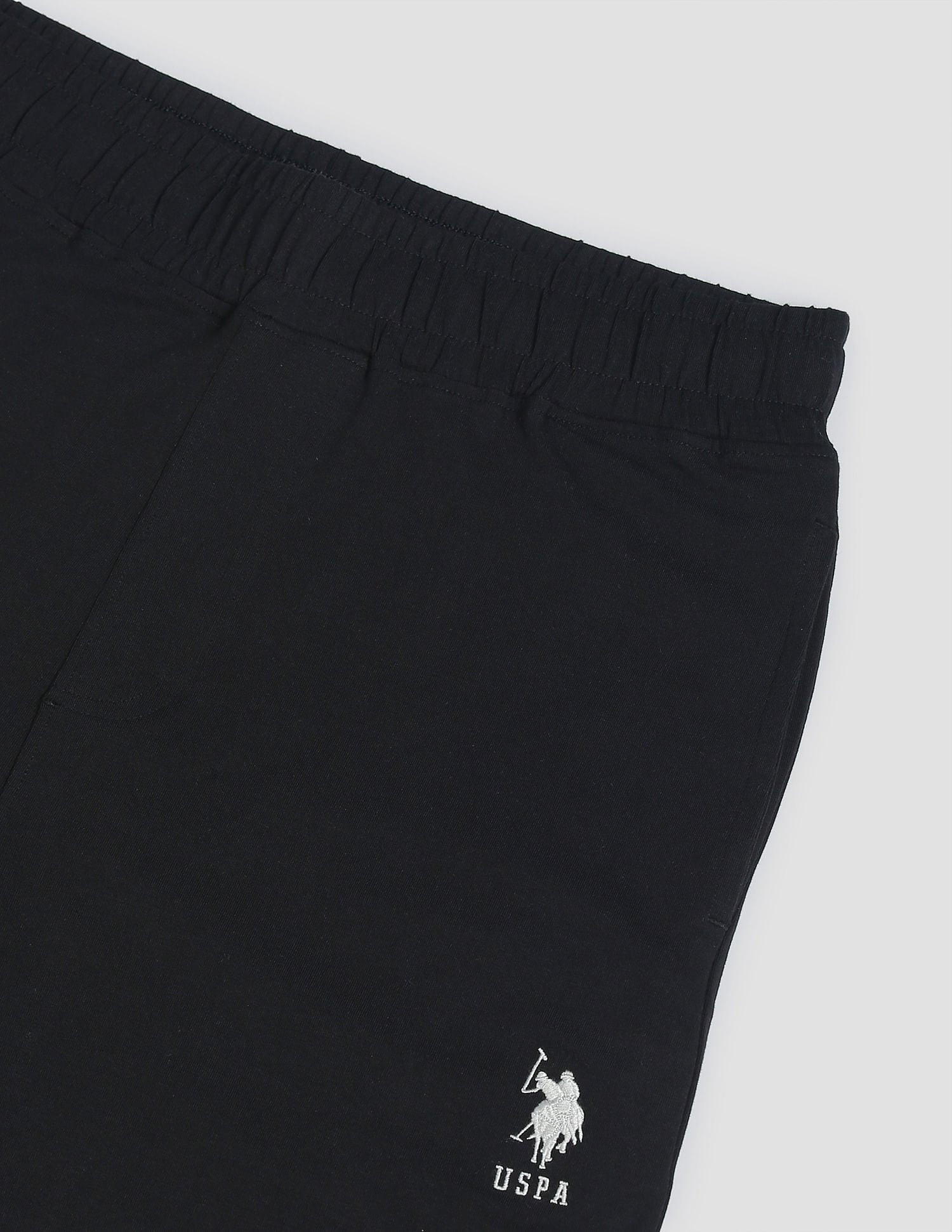 Cotton Stretch OELP1 Lounge Track Pants - Pack Of 1 Black - U.S. POLO ASSN. | Large