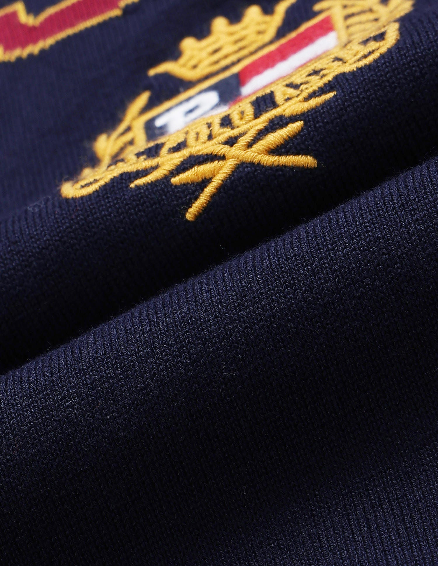 Appliqued Regular Fit Sweater Blue - U.S. POLO ASSN. | Large