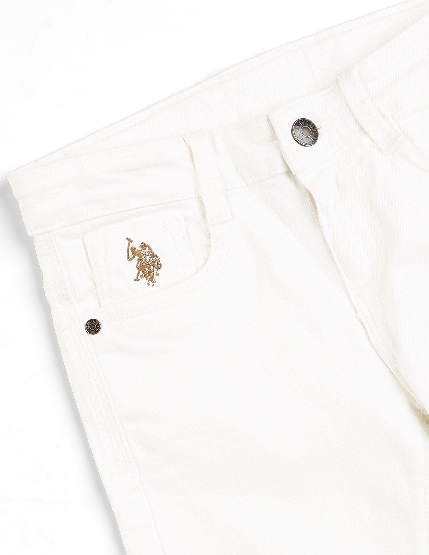 Solid Brandon Slim Fit Jeans White - U.S. POLO ASSN. | Large