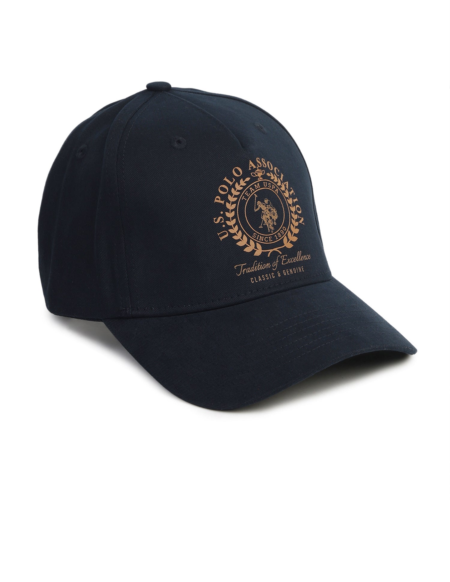 Brand Embroidered Denim Cap Navy - U.S. Polo Assn. India | Large
