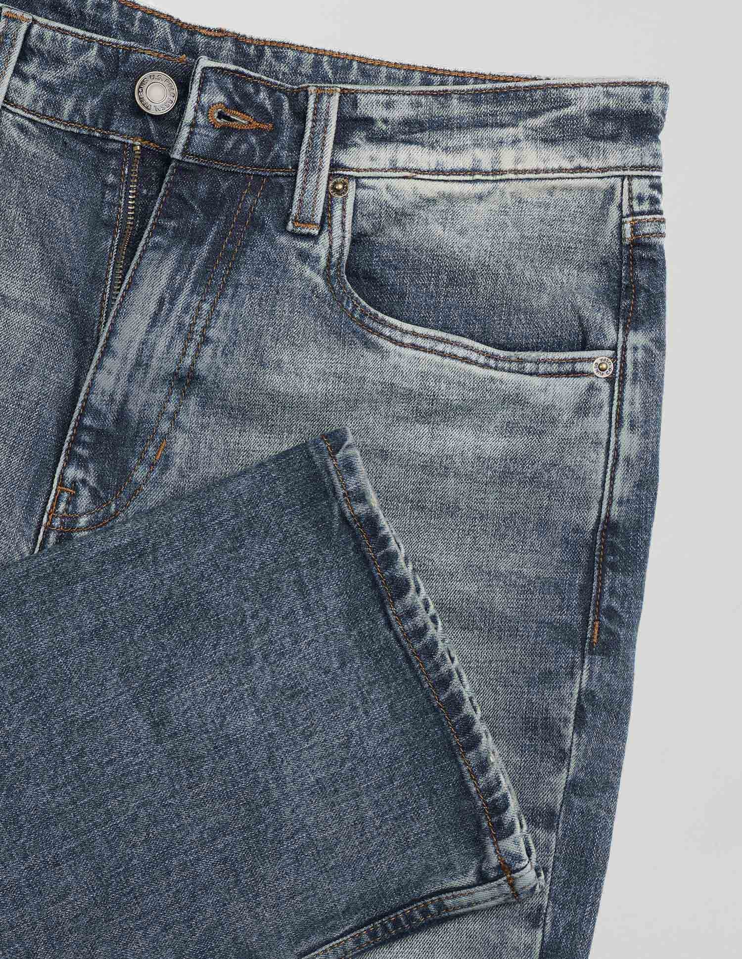 Connor Bootcut Blue Jeans Rags Wash - U.S. POLO ASSN. | Large