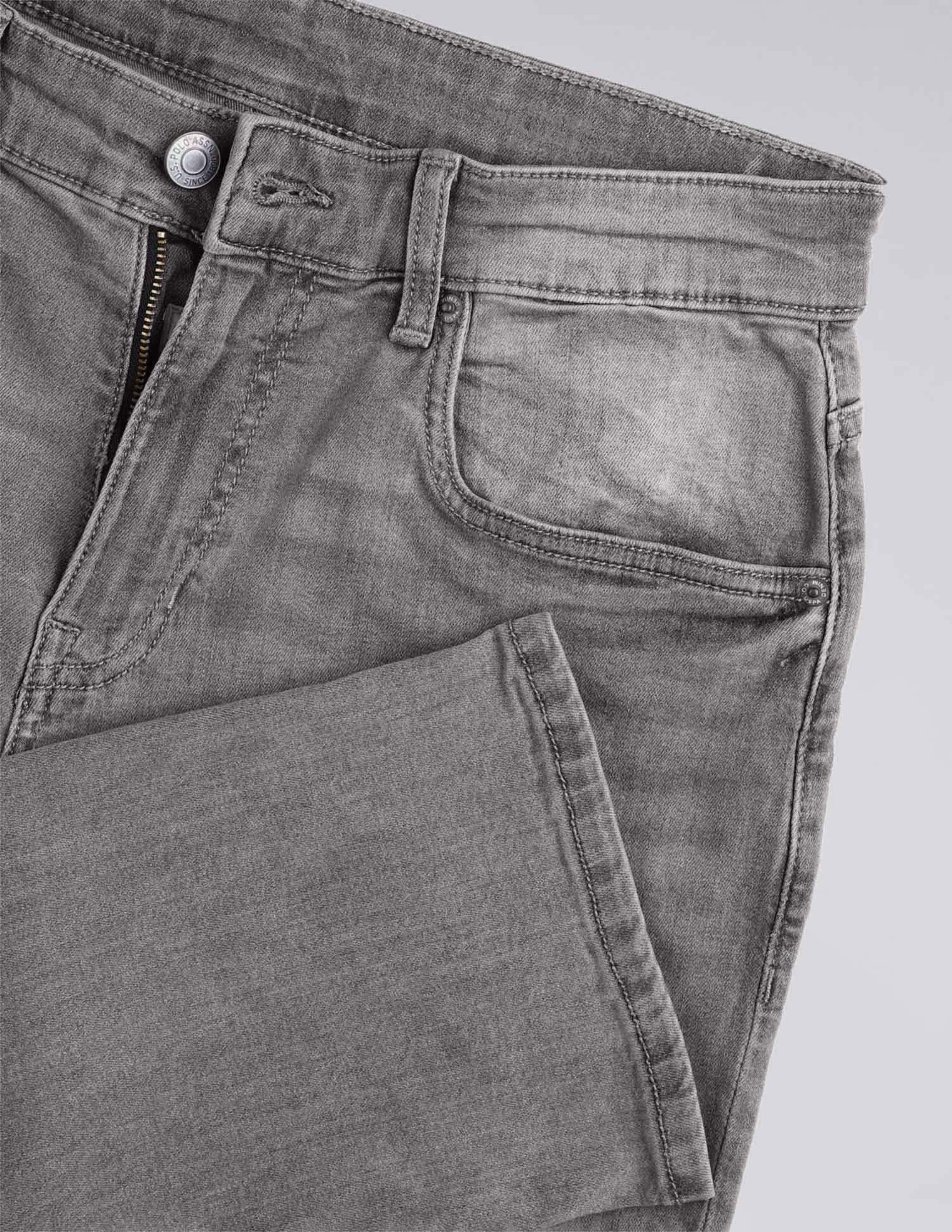 Shawn Relaxed Fit Grey Jeans Grey - U.S. Polo Assn. India | Large