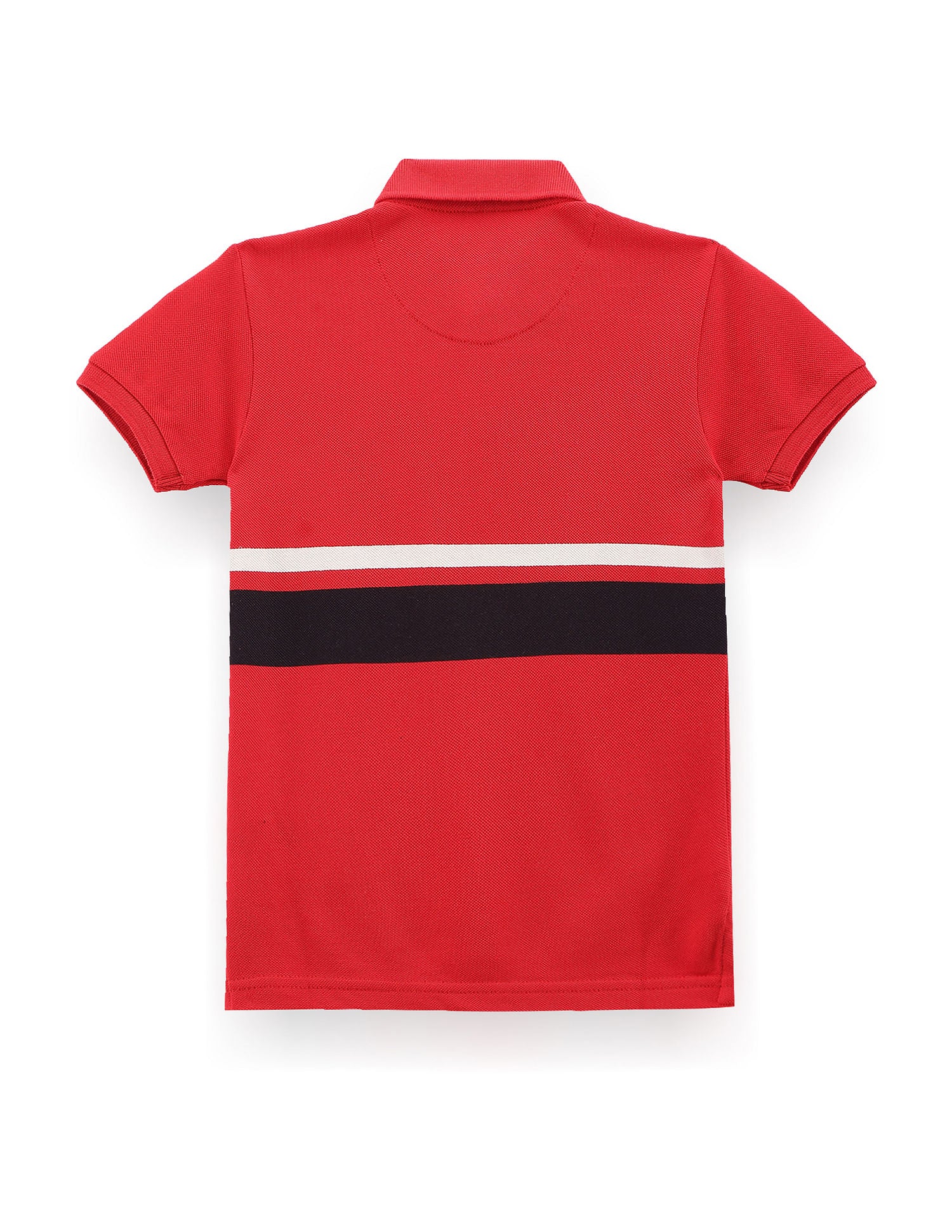 Boys Contrast Stripe Polo Shirt Red - U.S. POLO ASSN. | Large