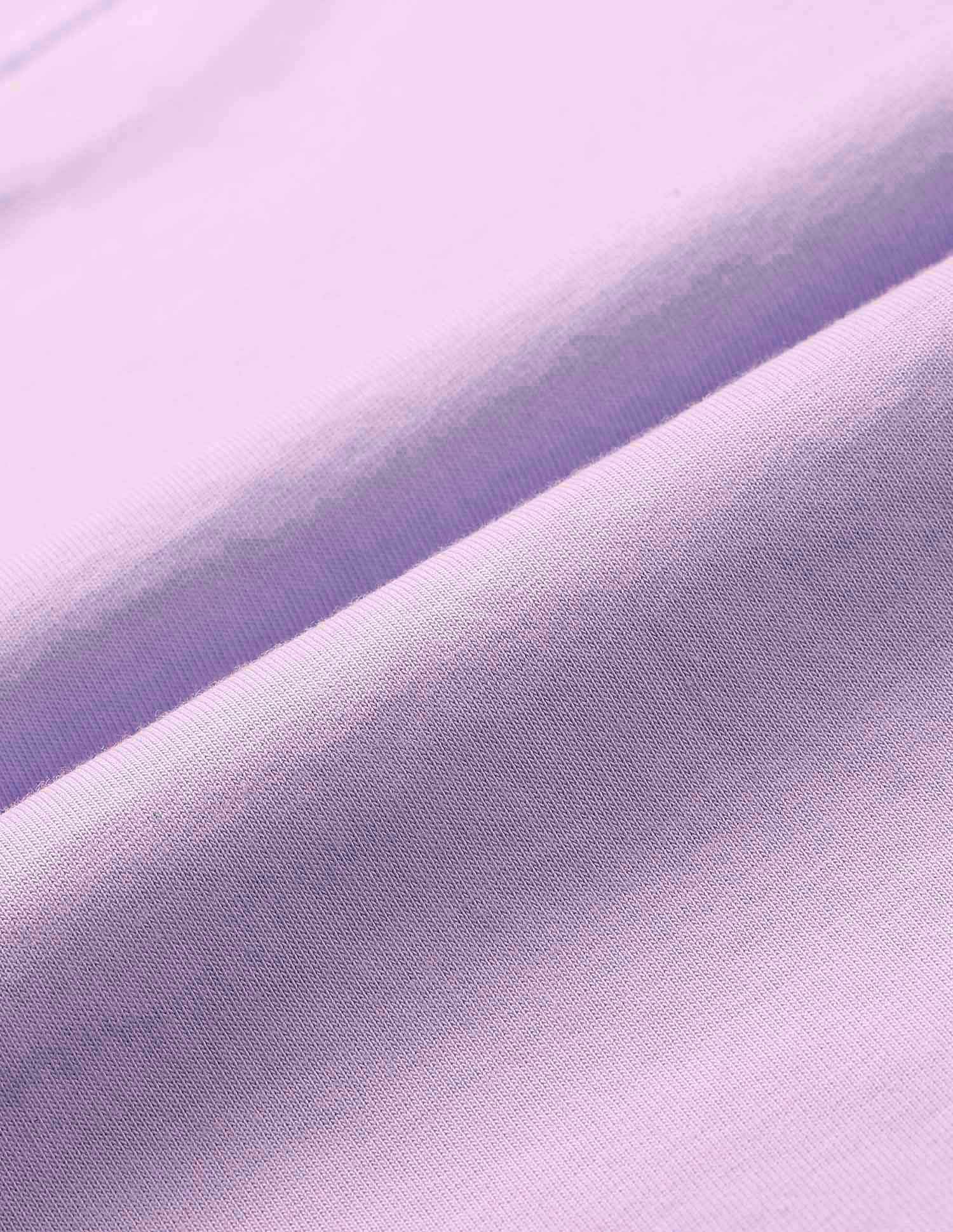 Girls Stud Detailed Relaxed Fit T-Shirt Light Purple - U.S. POLO ASSN. | Large