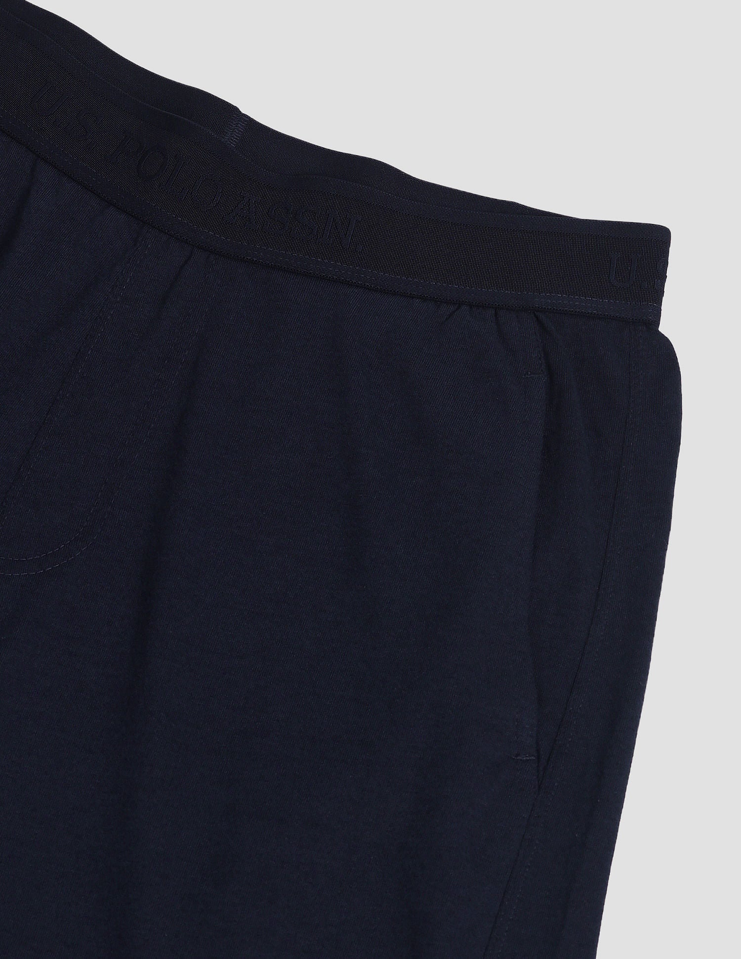 Mid Rise Solid LS001 Shorts - Pack Of 1 Navy - U.S. POLO ASSN. | Large