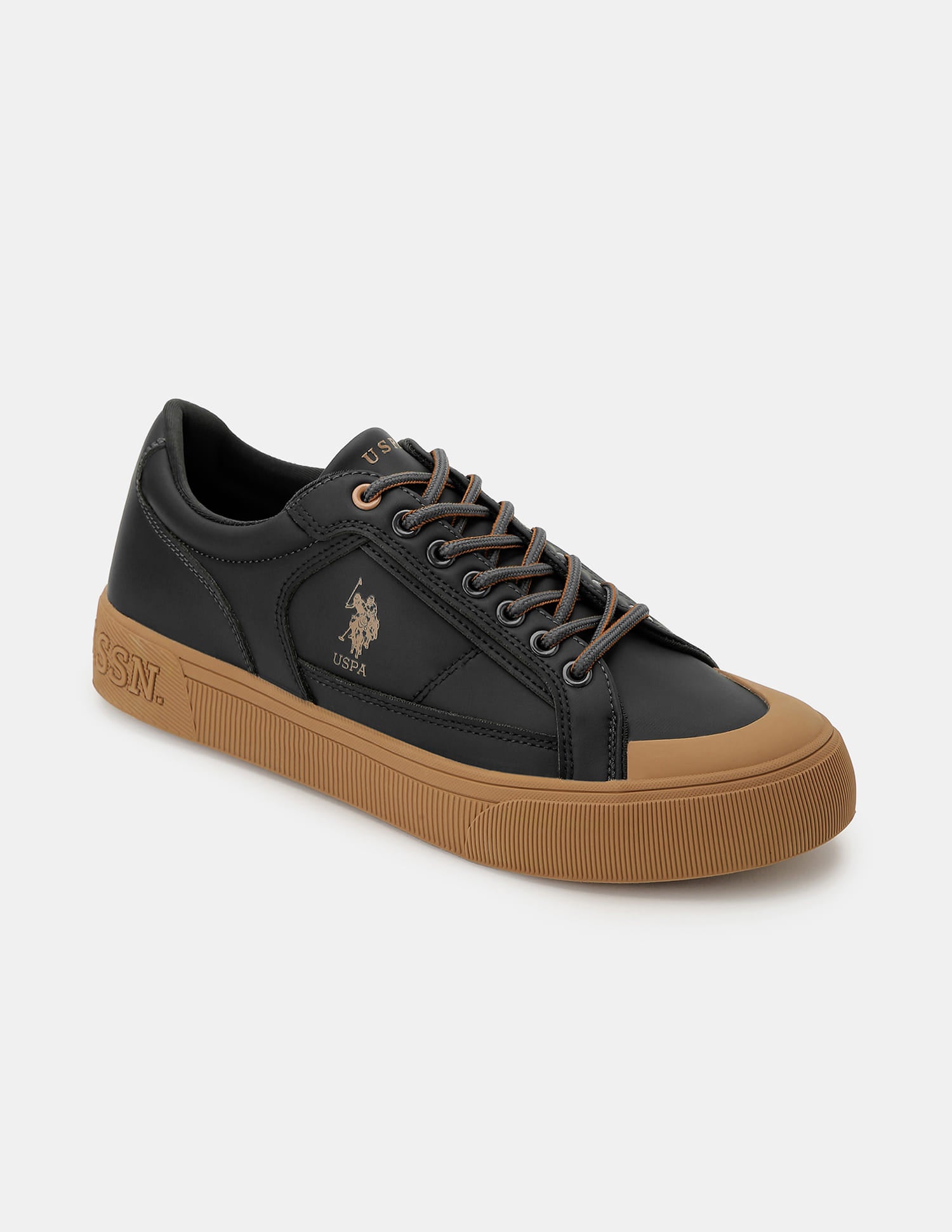 Men Ruben 2.0 Colour Blocked Sneakers Black - U.S. Polo Assn. India | Large