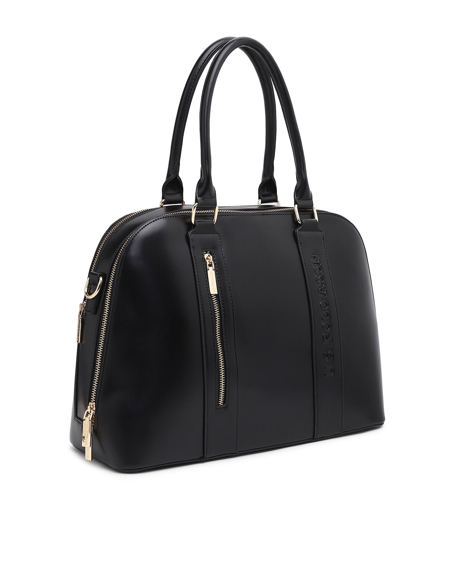 Women Alexa Satchel Bag Black - U.S. Polo Assn. India | Large