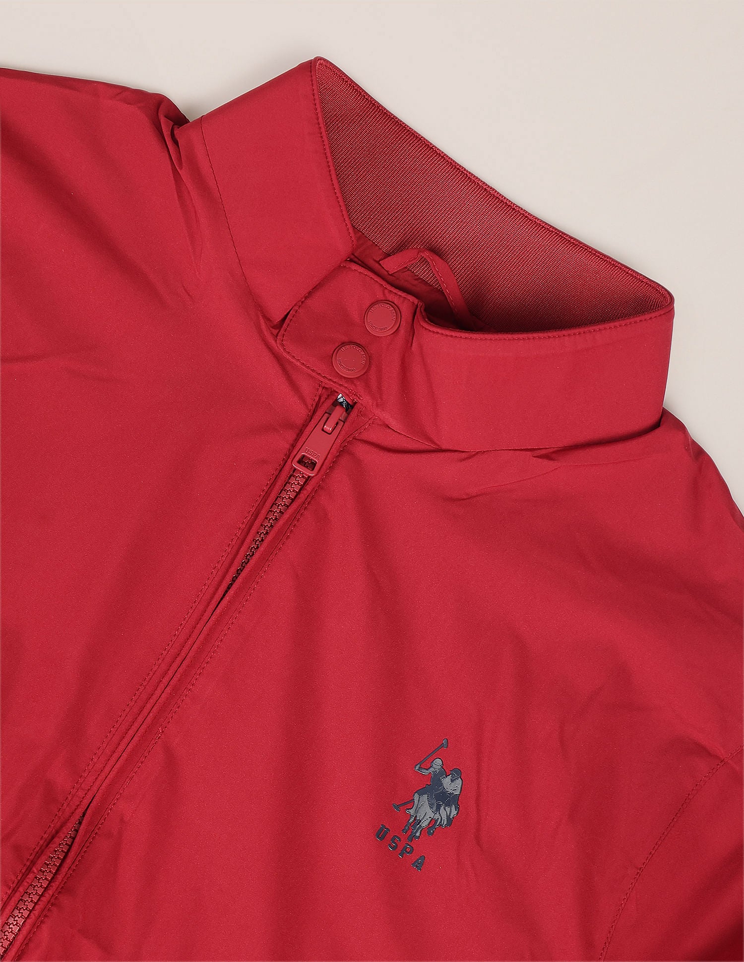 Packable Windcheater Jacket Maroon - U.S. Polo Assn. India | Large