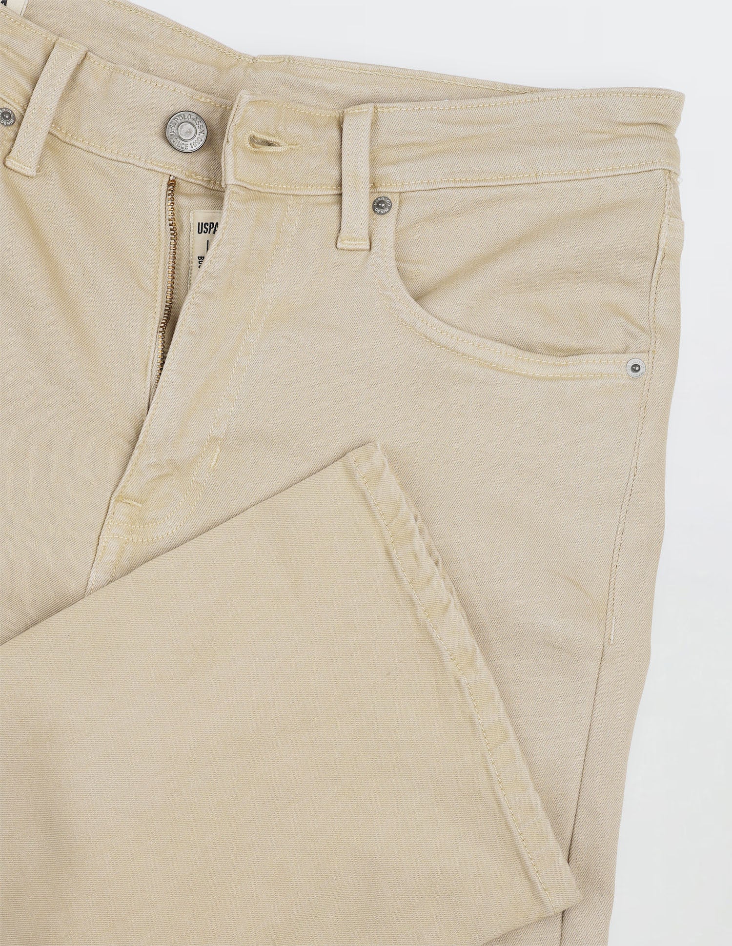 Connor Bootcut Fit Beige Jeans Beige - U.S. Polo Assn. India | Large