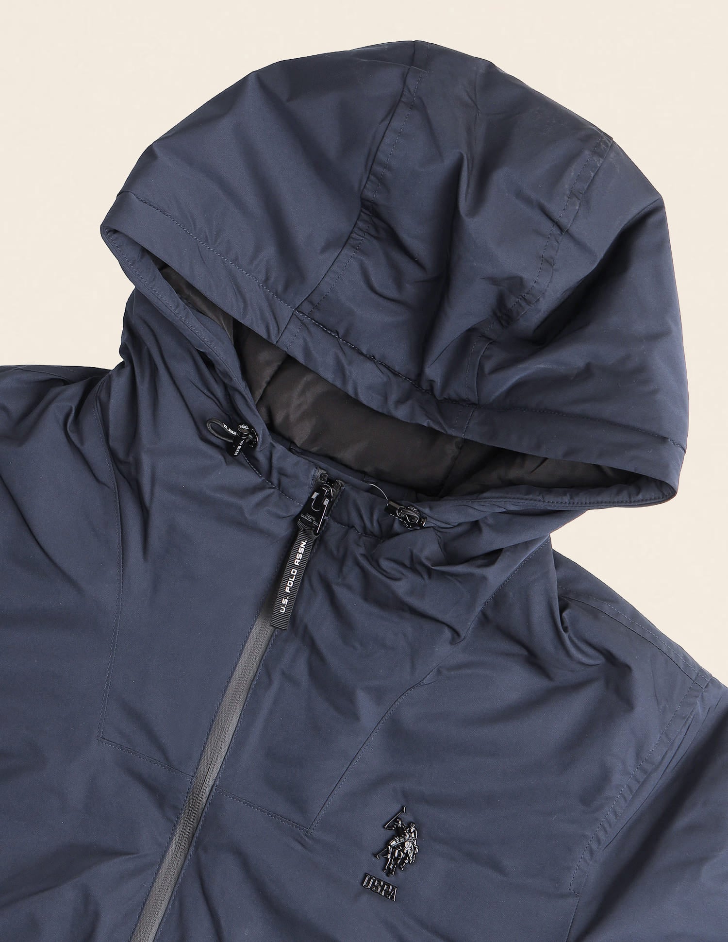 Colour blocked Regular Fit Jacket Navy - U.S. Polo Assn. India | Large