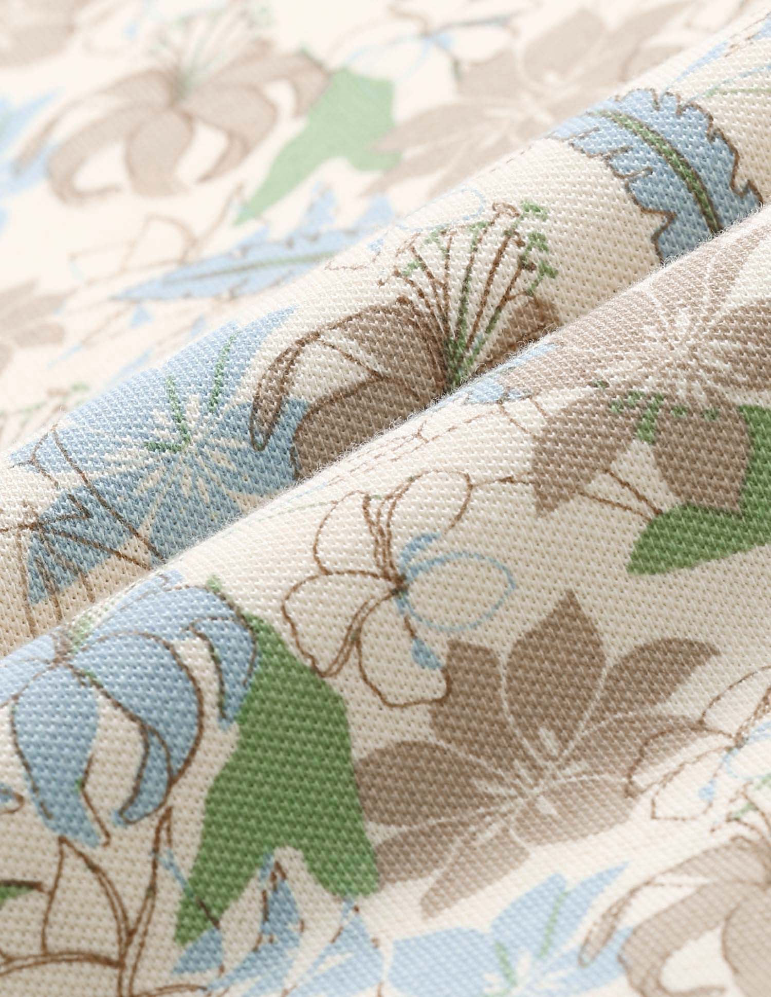 Floral Printed Slim Fit Polo Shirt Beige - U.S. POLO ASSN. | Large