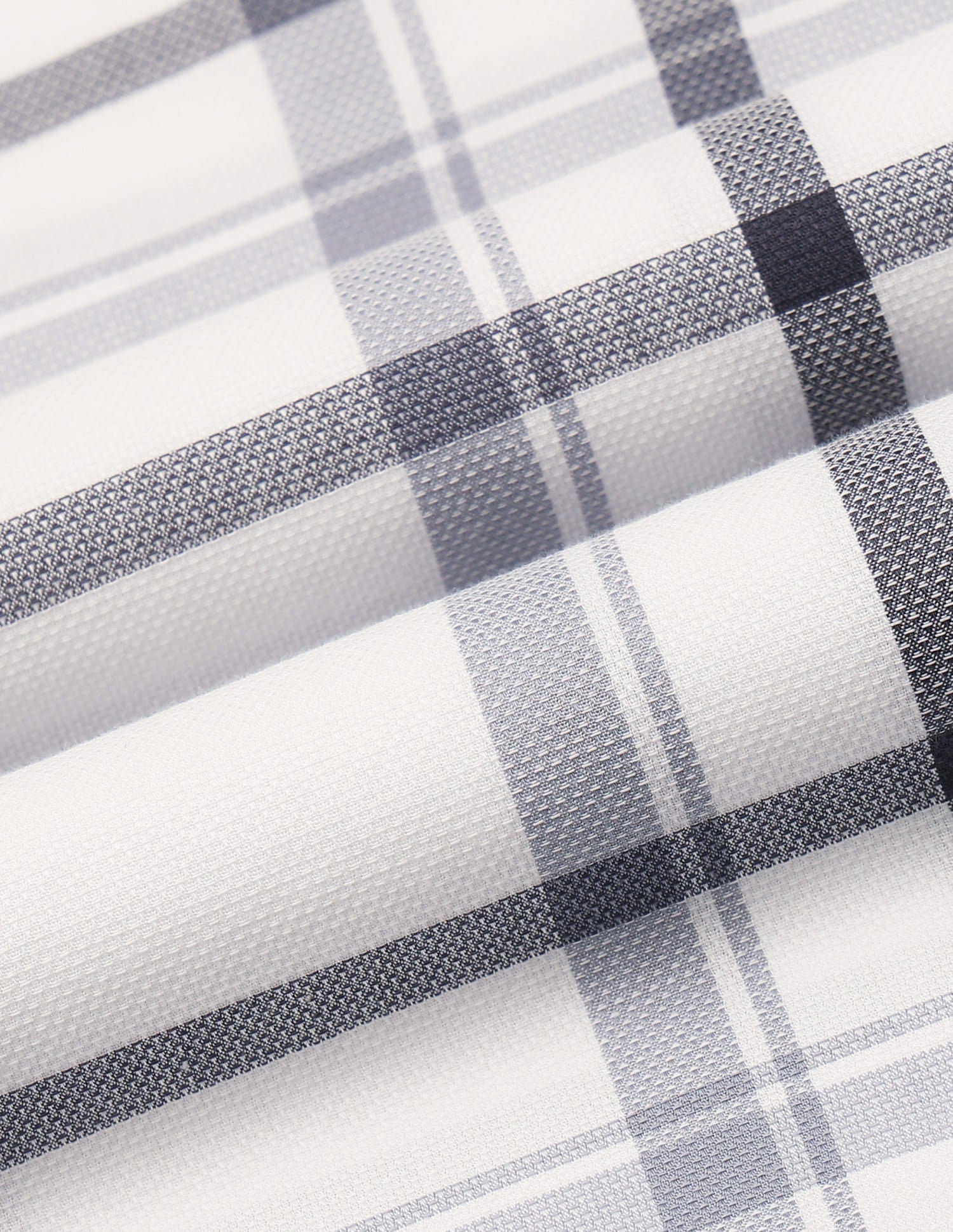 Grid Tattersall Checked Tailored Fit Shirt Grey - U.S. Polo Assn. India | Large