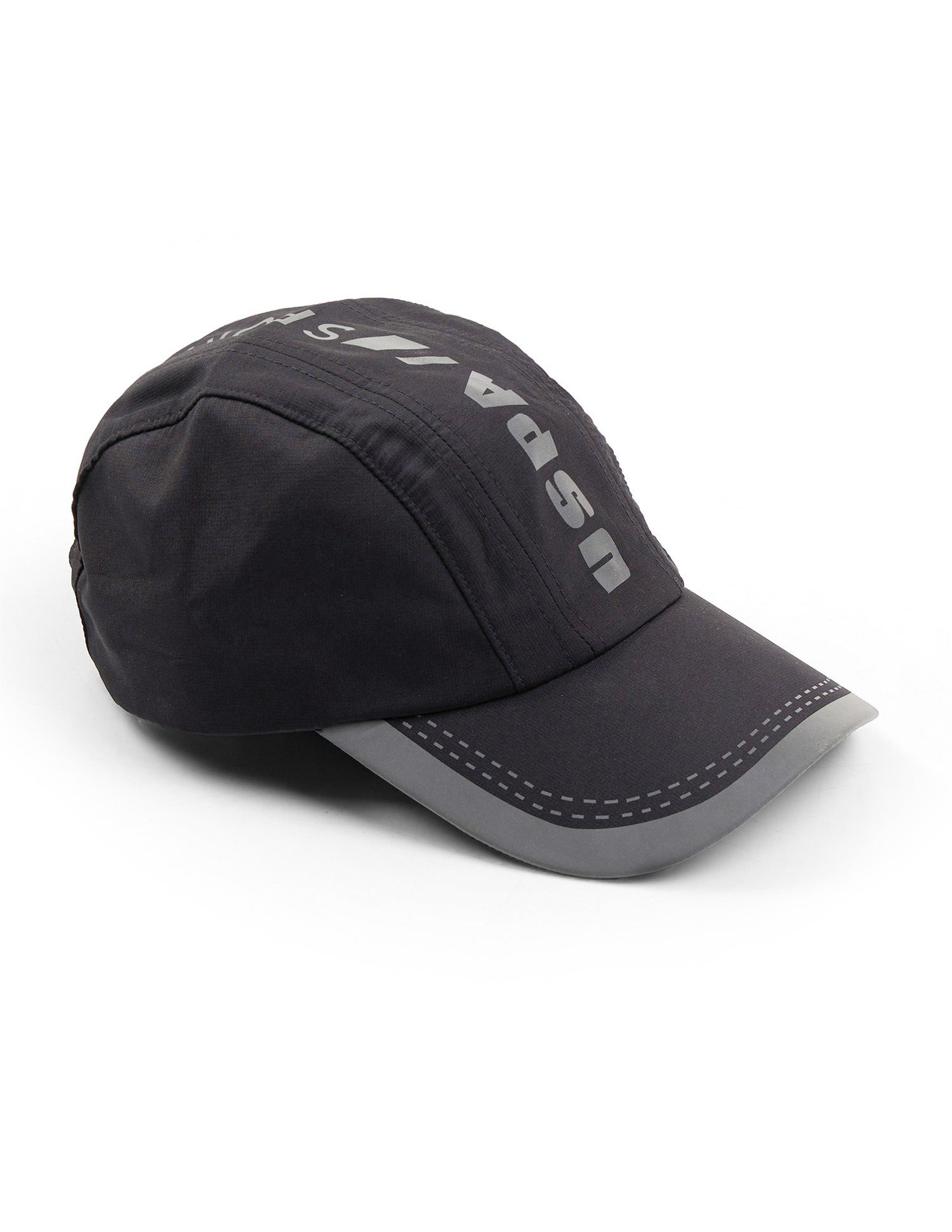 Brand Printed Sports Cap Black - U.S. Polo Assn. India | Large