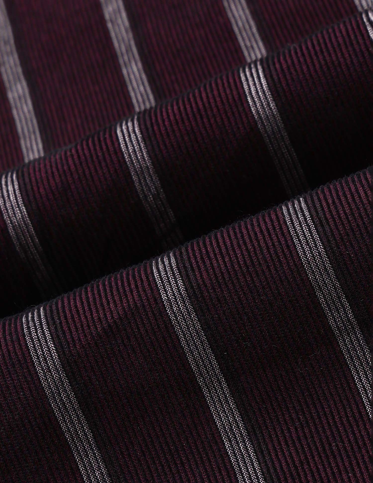 Vertical Striped Corduroy Shirt Wine - U.S. POLO ASSN. | Large