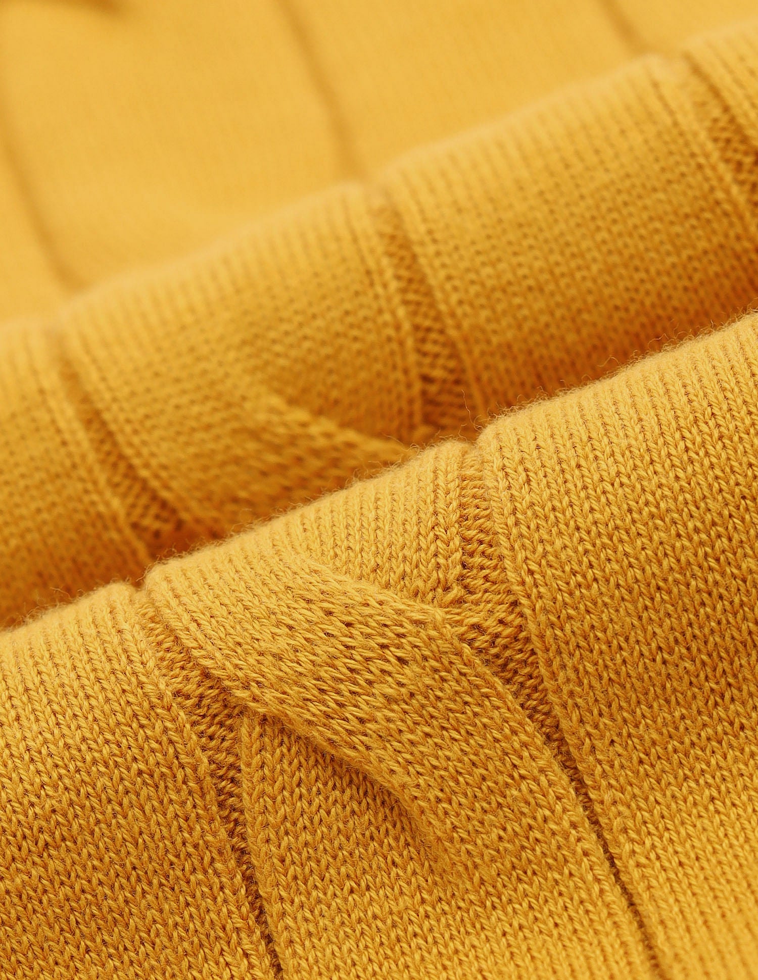 Regular Fit Cable Knit Sweater Tan - U.S. POLO ASSN. | Large