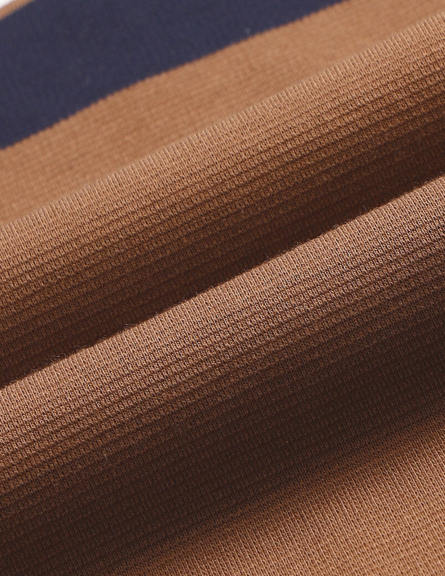 Horizontal Striped Slim Fit T-Shirt Brown - U.S. Polo Assn. India | Large