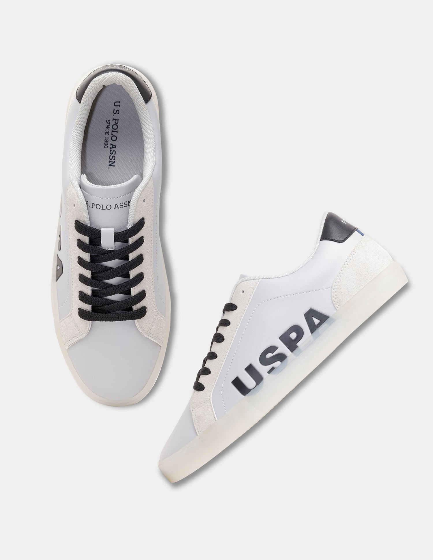 Men Ragnar Round Toe Sneakers Grey - U.S. POLO ASSN. | Large